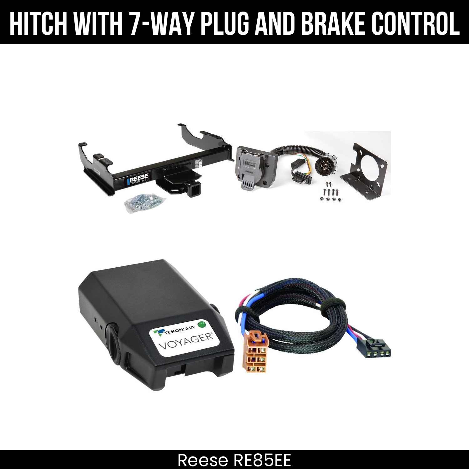 Trailer Hitch , 7-Way , Tekonsha Voyager Brake Control