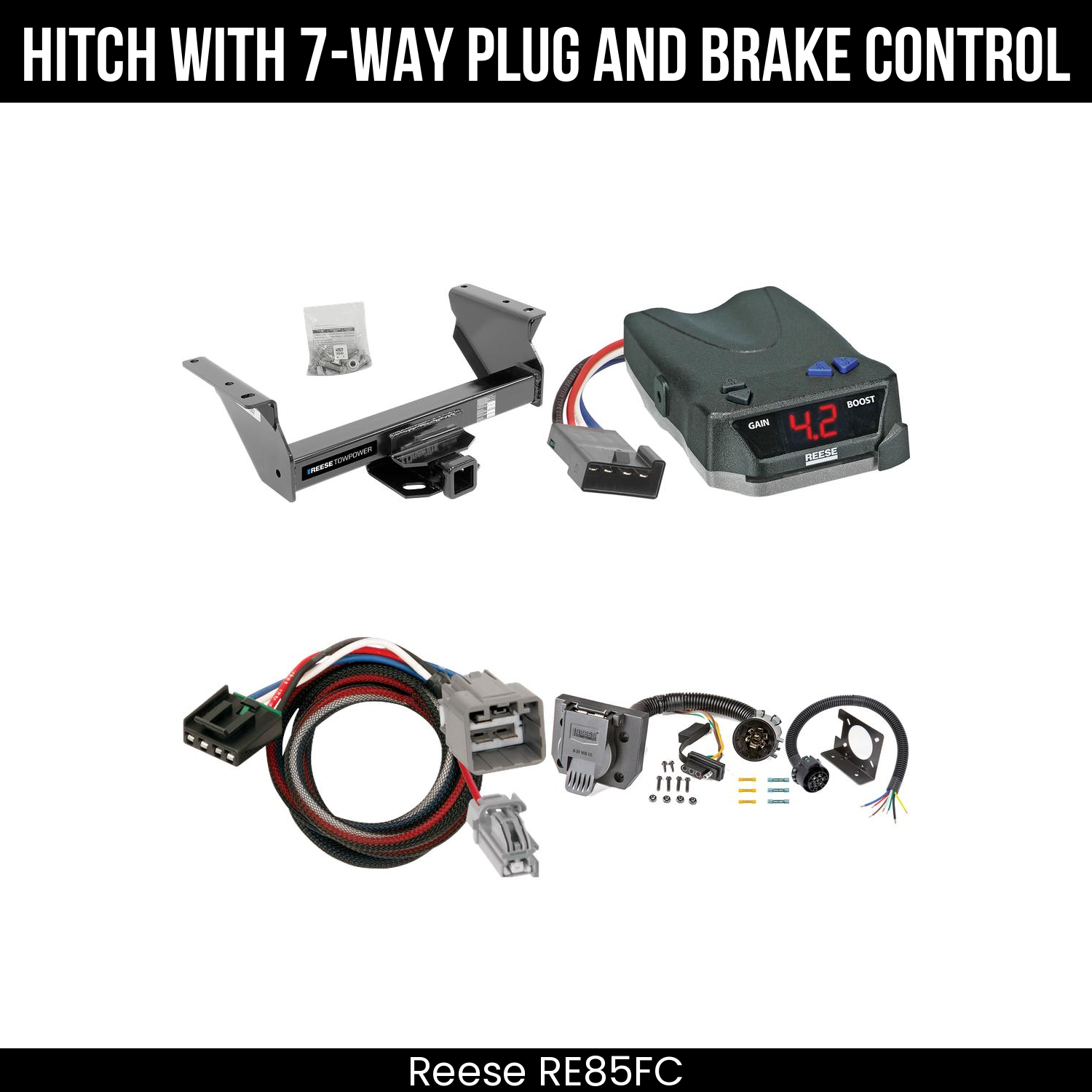 Trailer Hitch , 7-Way , Reese Brake EVN Control