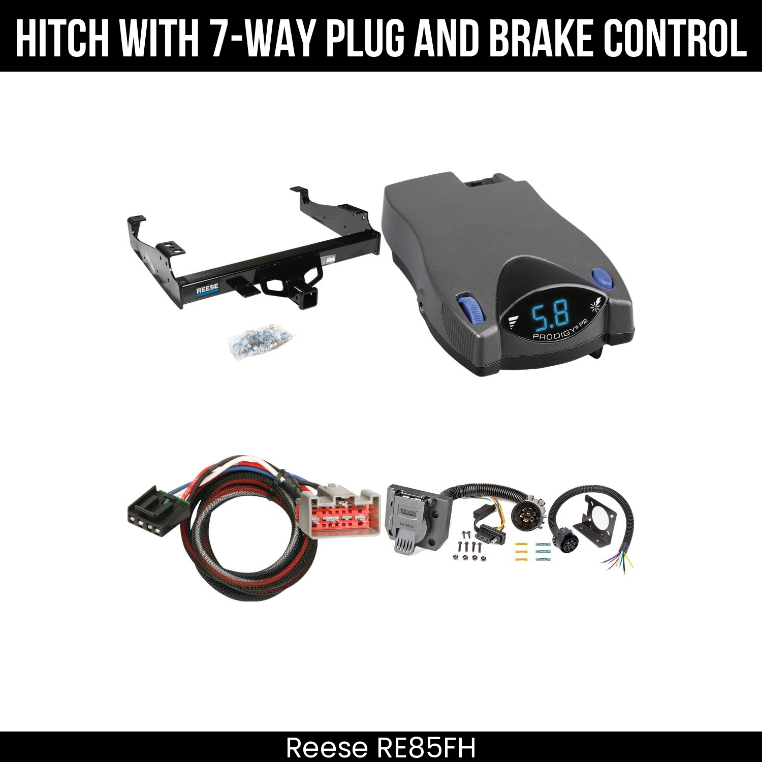 Trailer Hitch , 7-Way , Tekonsha Prodigy P2 Brake Control