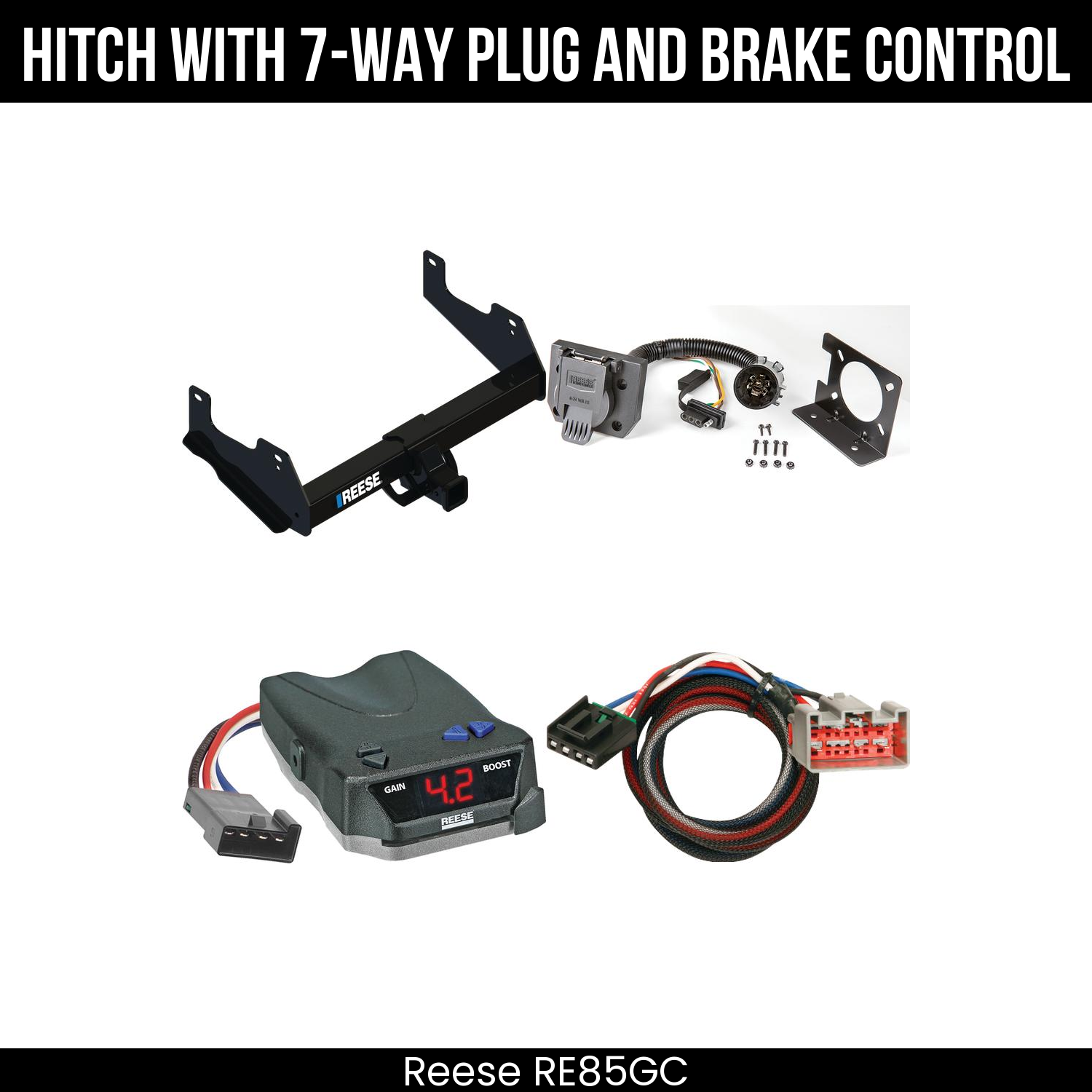 Trailer Hitch , 7-Way , Reese Brake EVN Control