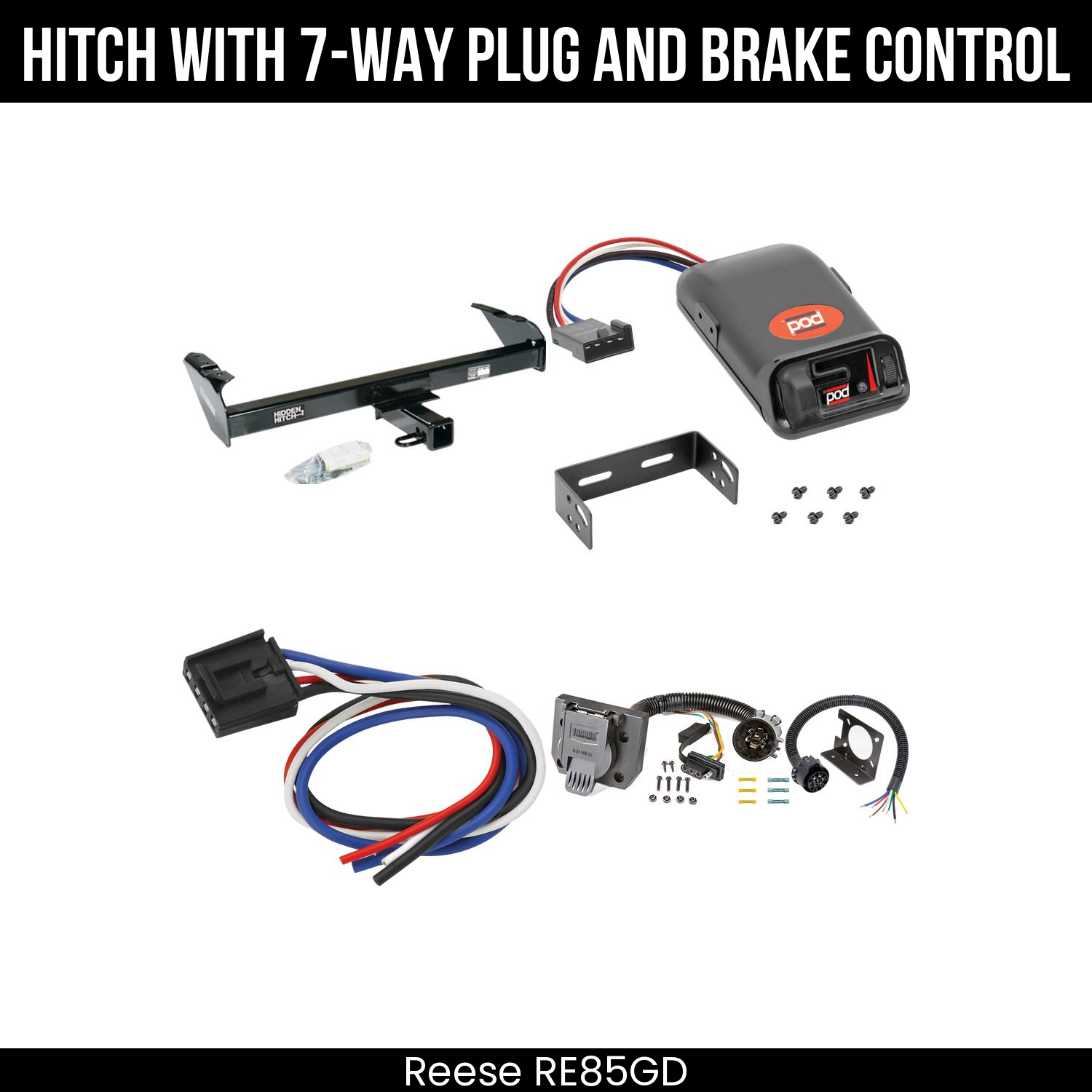 Trailer Hitch , 7-Way , Pro Series POD Brake Control
