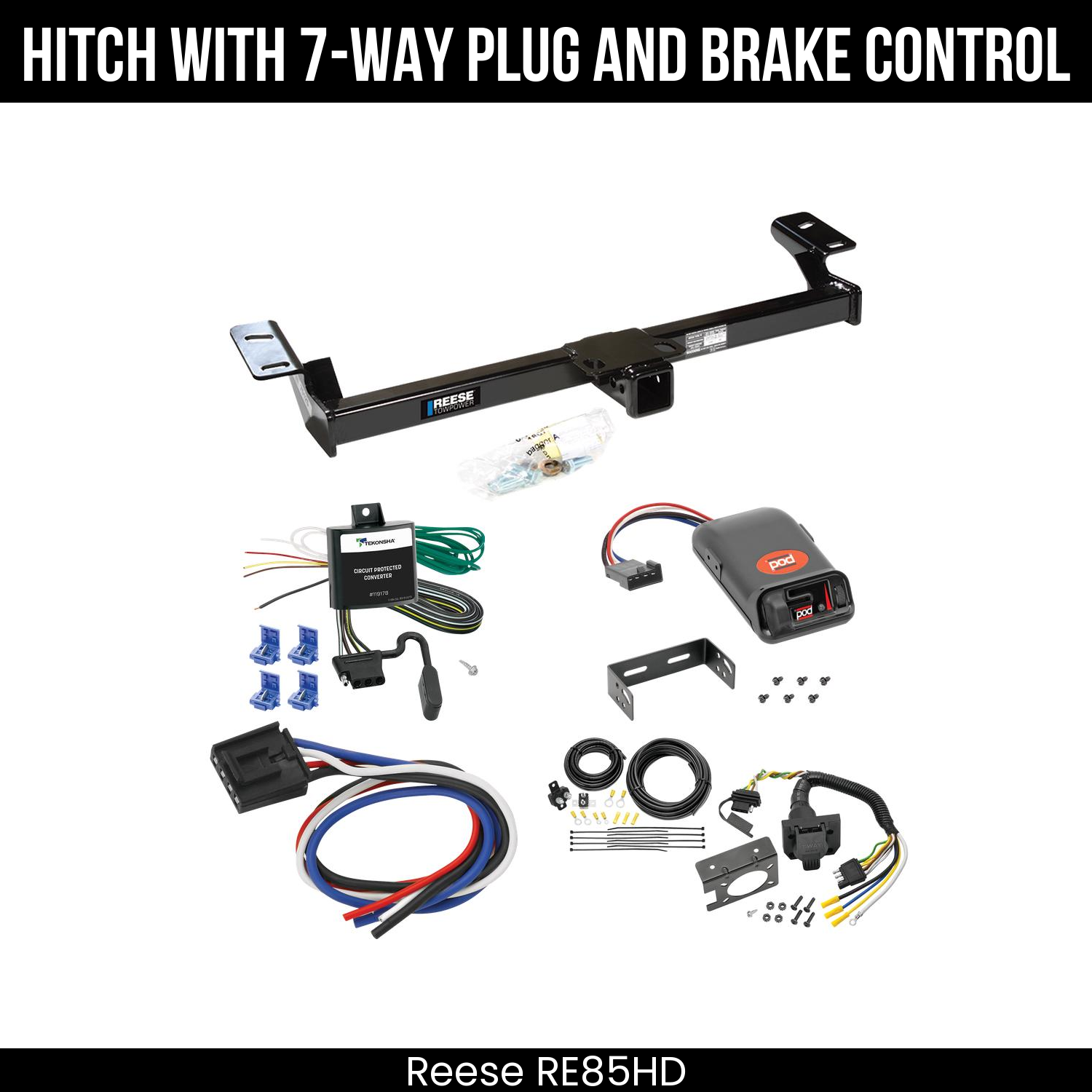 Trailer Hitch , 7-Way , Pro Series POD Brake Control