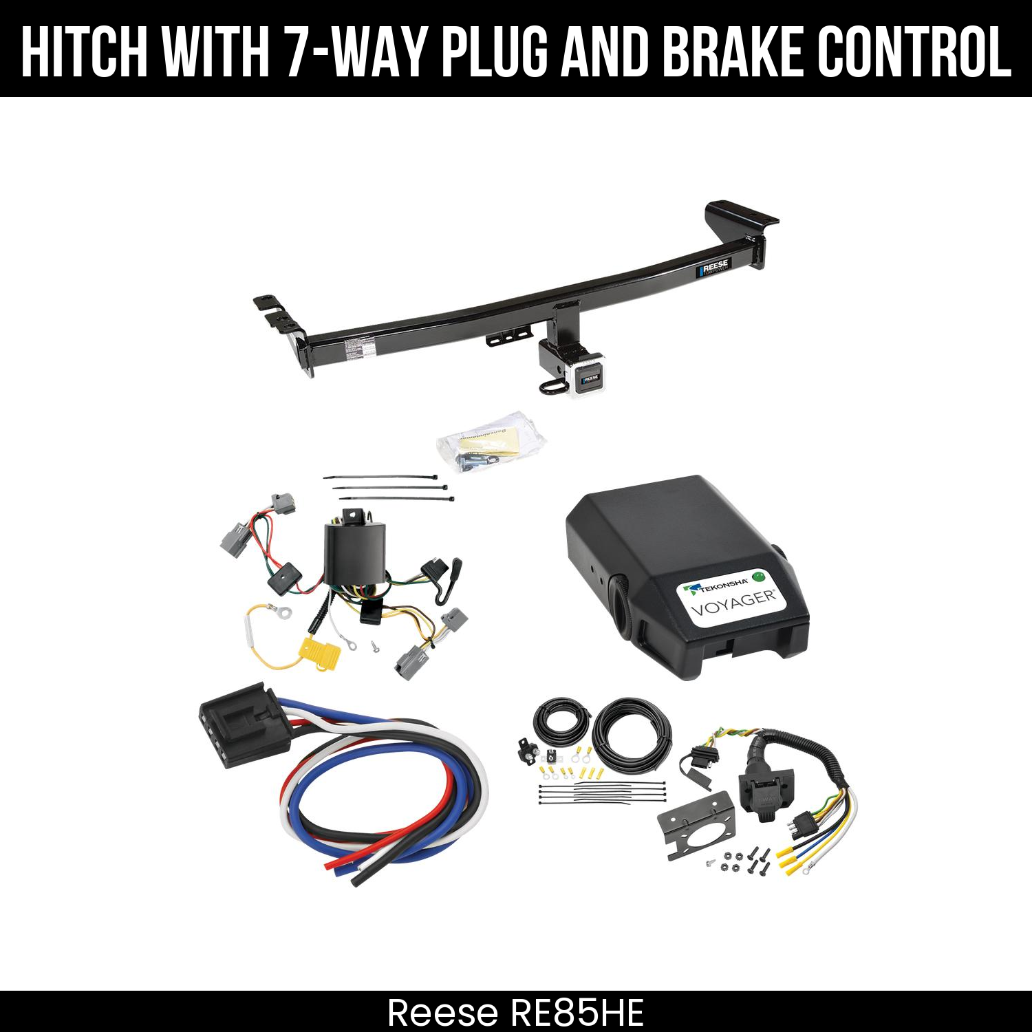 Trailer Hitch , 7-Way , Tekonsha Voyager Brake Control