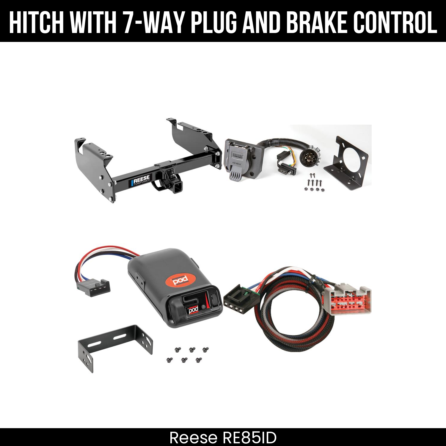 Trailer Hitch , 7-Way , Pro Series POD Brake Control