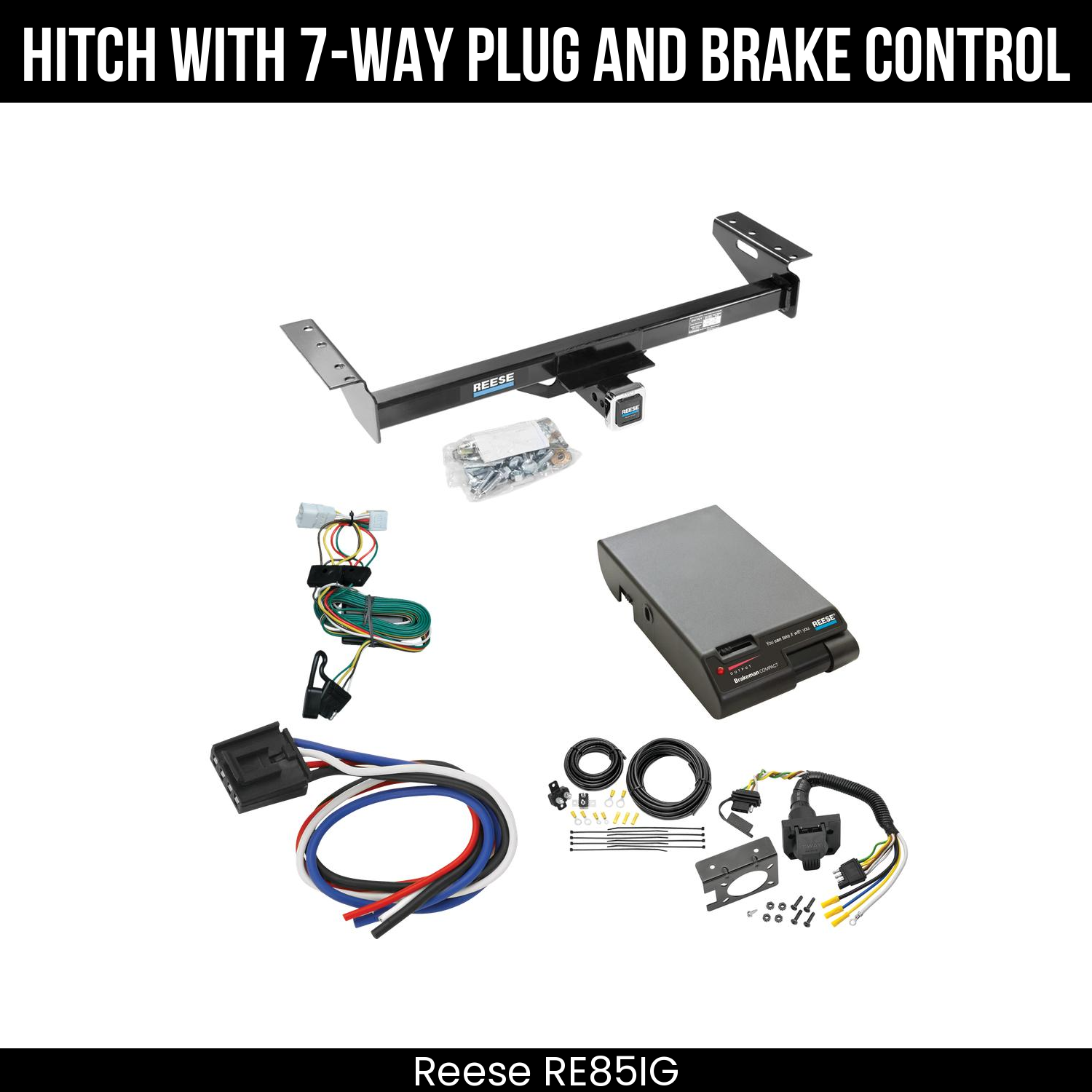 Trailer Hitch , 7-Way , Reese Brakeman Brake Control