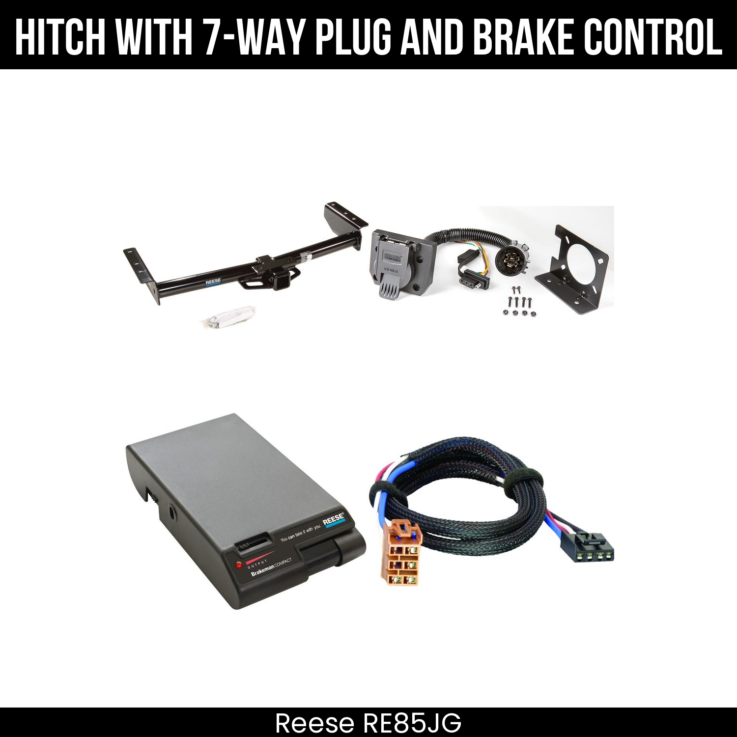 Trailer Hitch , 7-Way , Reese Brakeman Brake Control