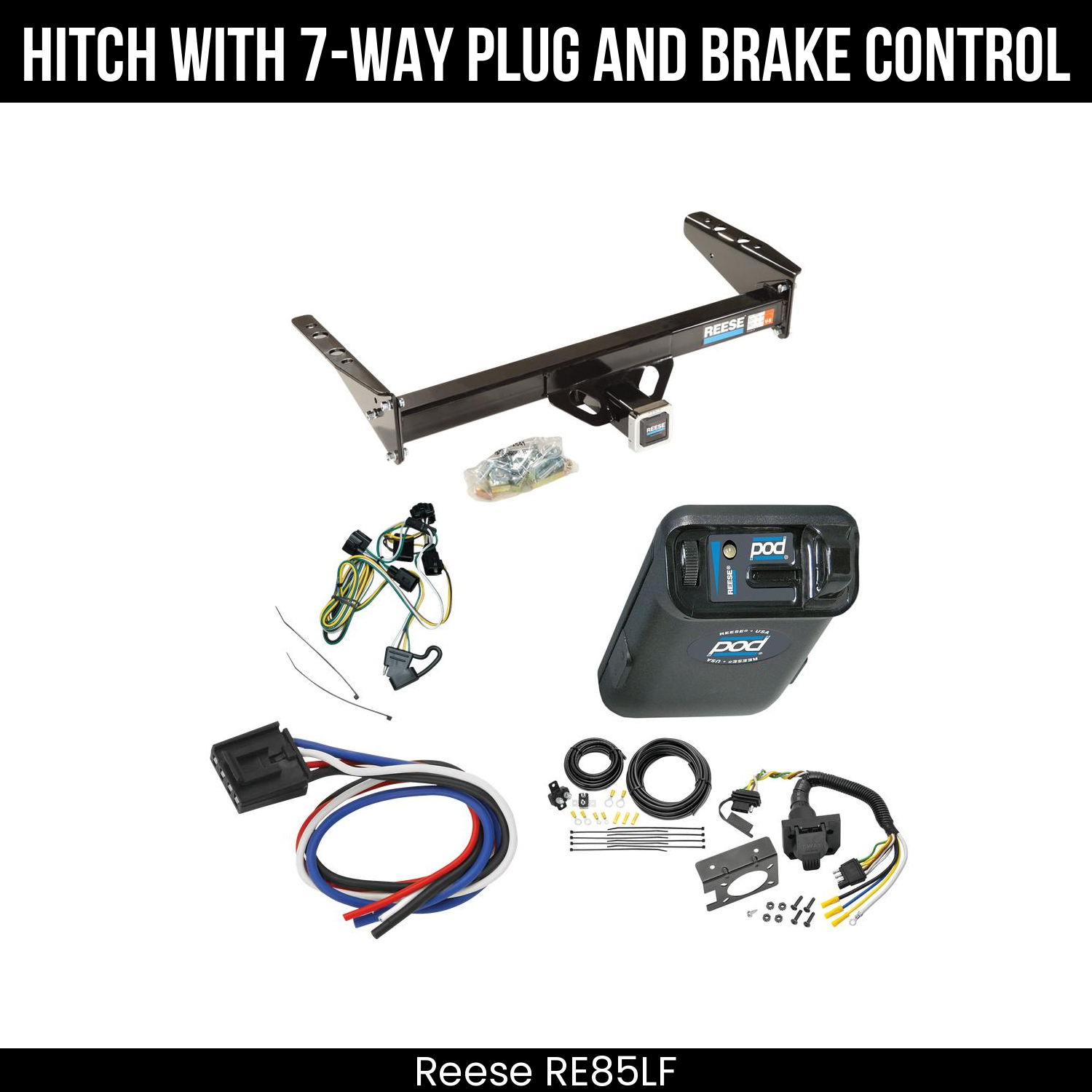 Trailer Hitch , 7-Way , Reese POD Brake Control