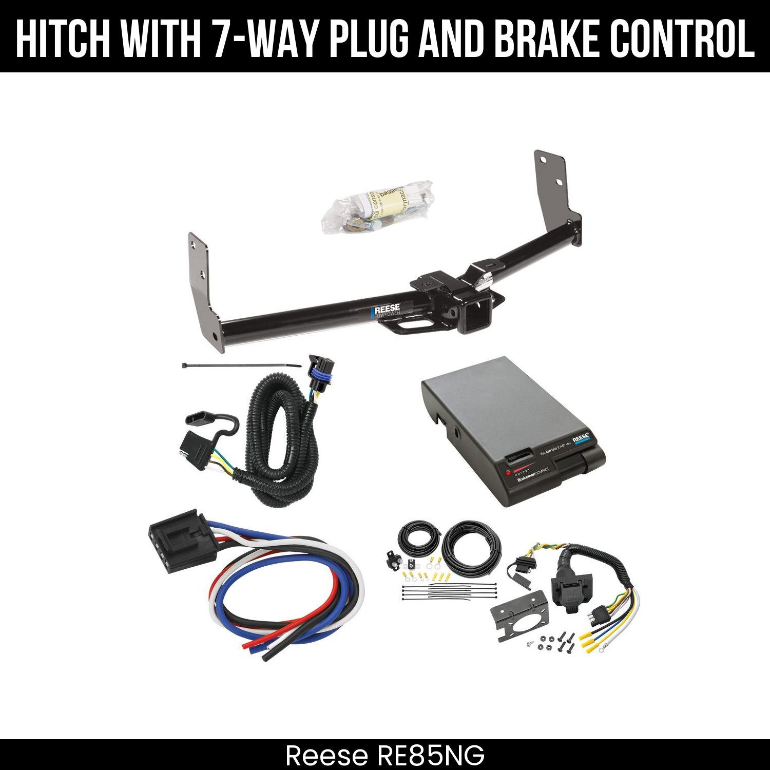 Trailer Hitch , 7-Way , Reese Brakeman Brake Control