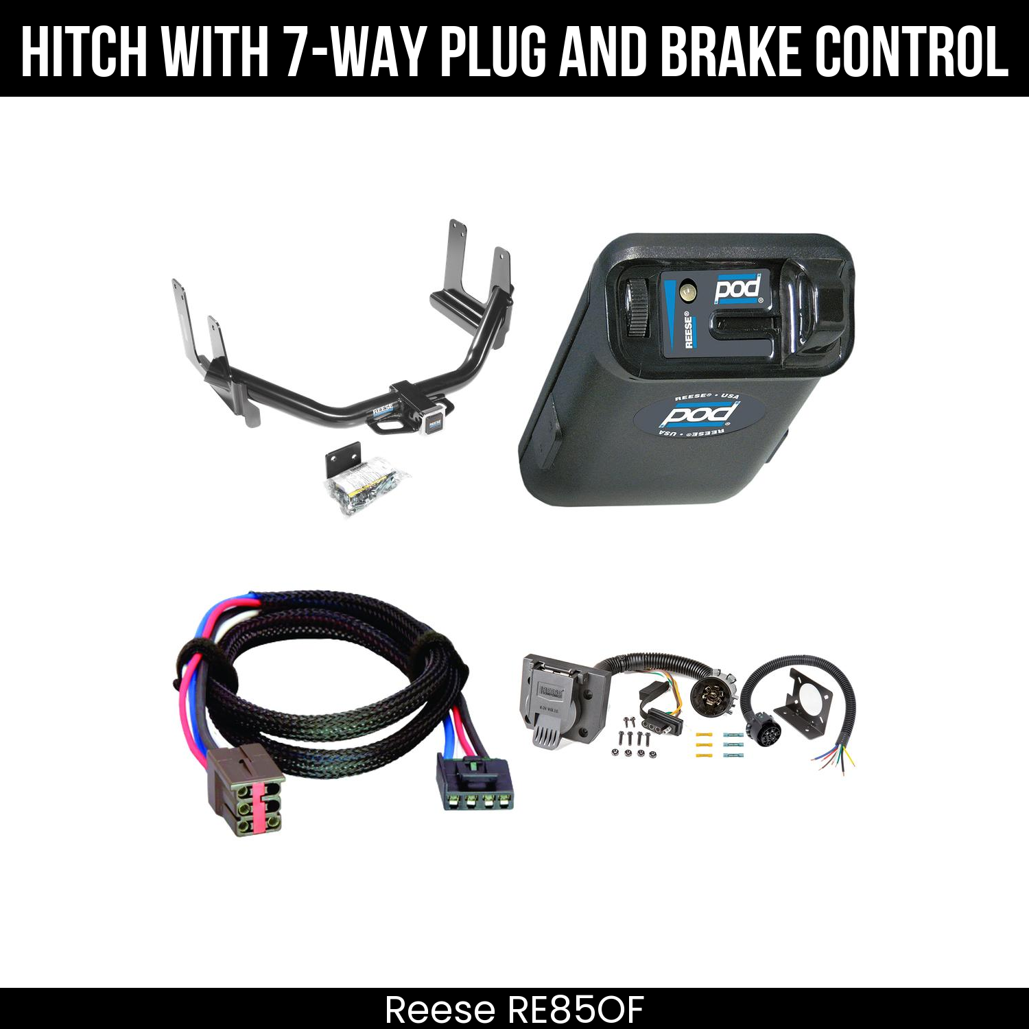 Trailer Hitch , 7-Way , Reese POD Brake Control