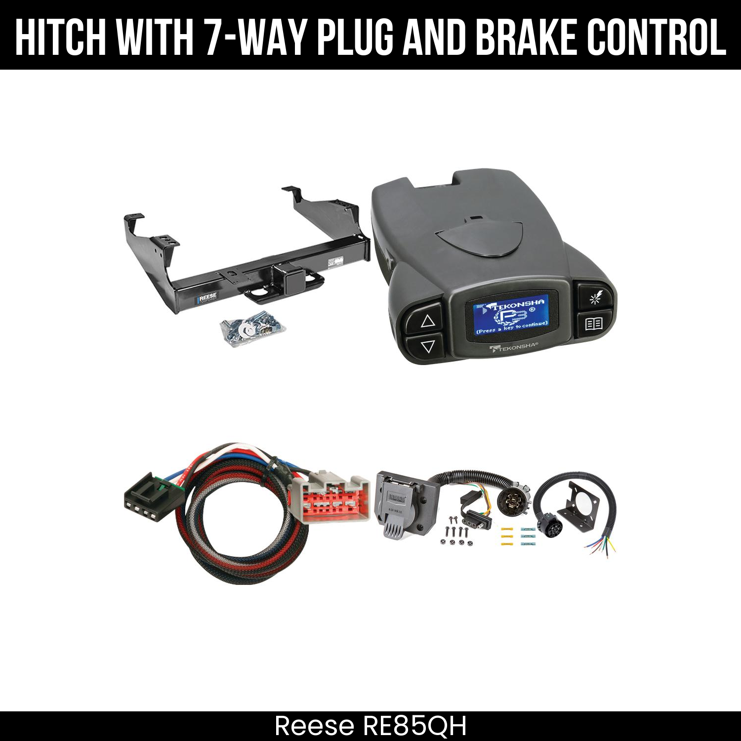 Trailer Hitch , 7-Way , Tekonsha Prodigy P3 Brake Control