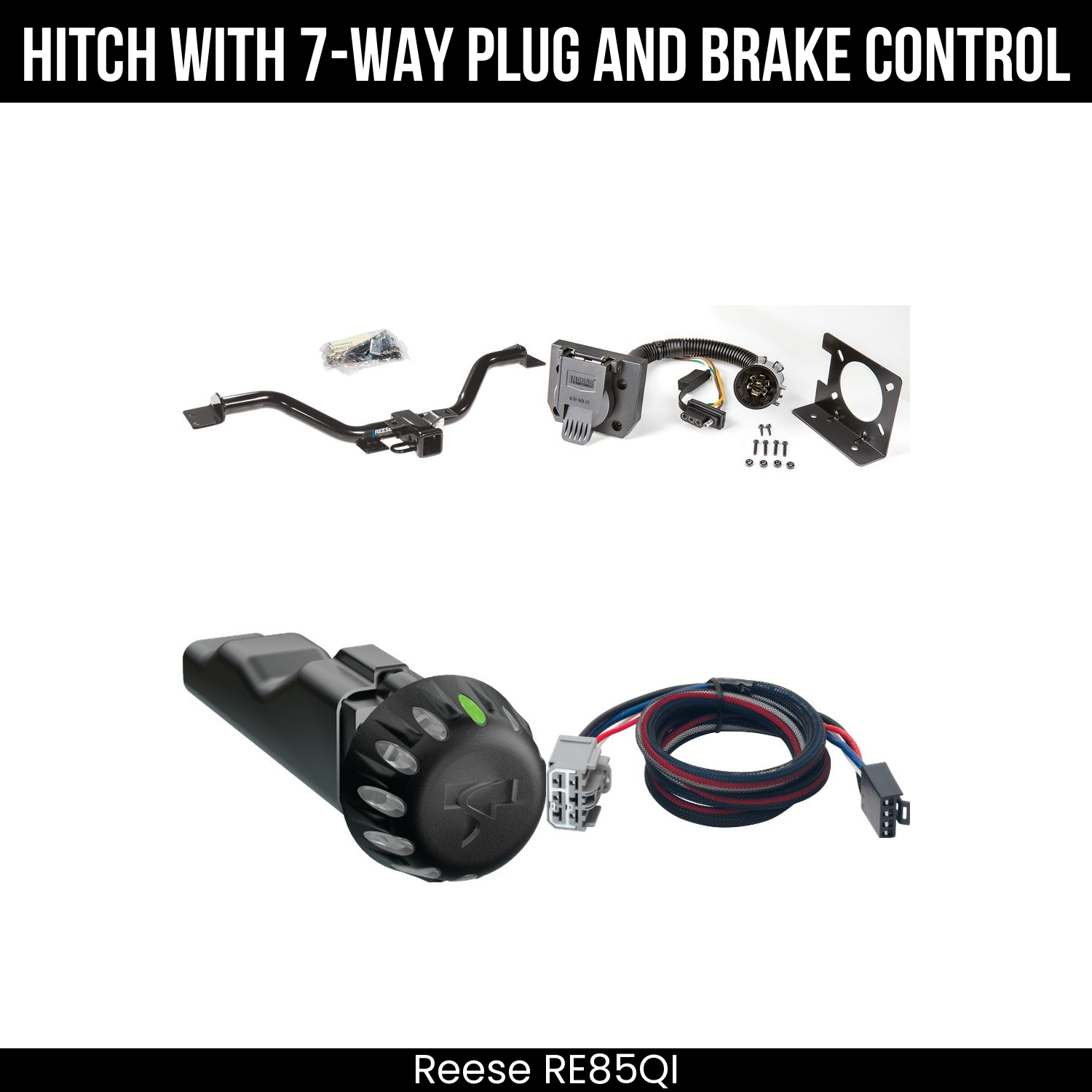 Trailer Hitch , 7-Way , Tekonsha Voyager iD Smart Brake Control