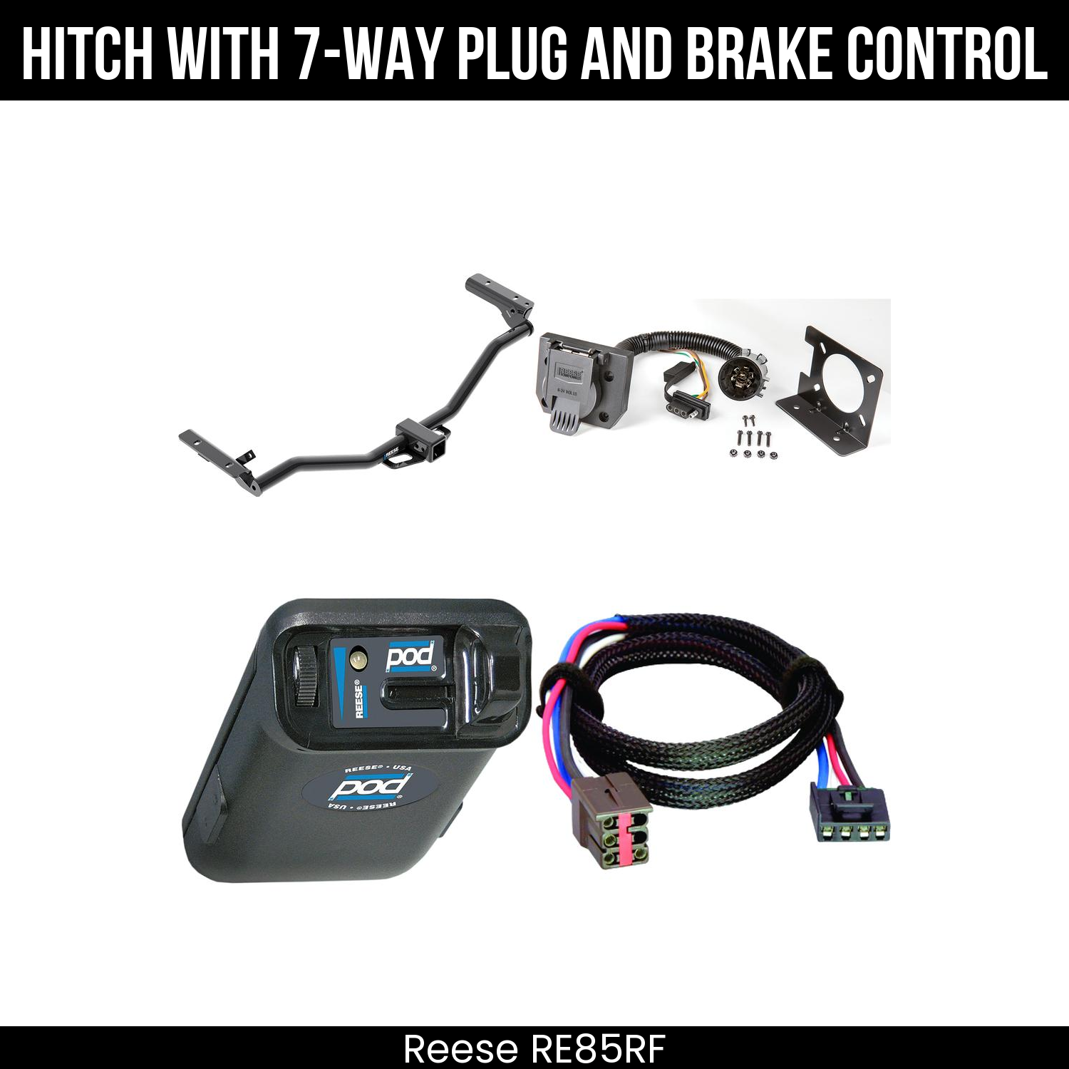Trailer Hitch , 7-Way , Reese POD Brake Control