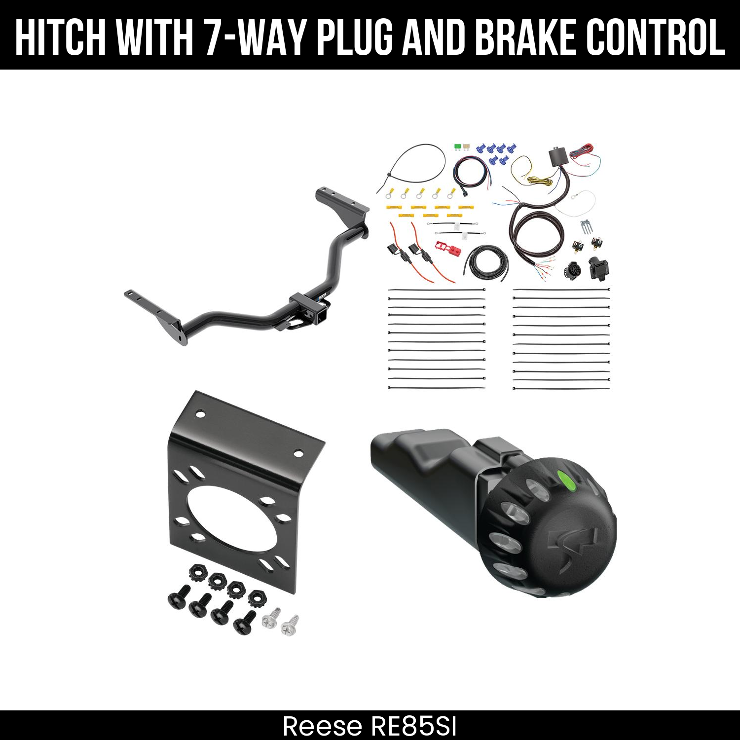 Trailer Hitch , 7-Way , Tekonsha Voyager iD Smart Brake Control