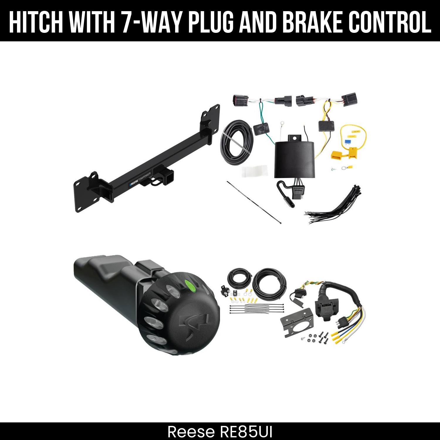 Trailer Hitch , 7-Way , Tekonsha Voyager iD Smart Brake Control