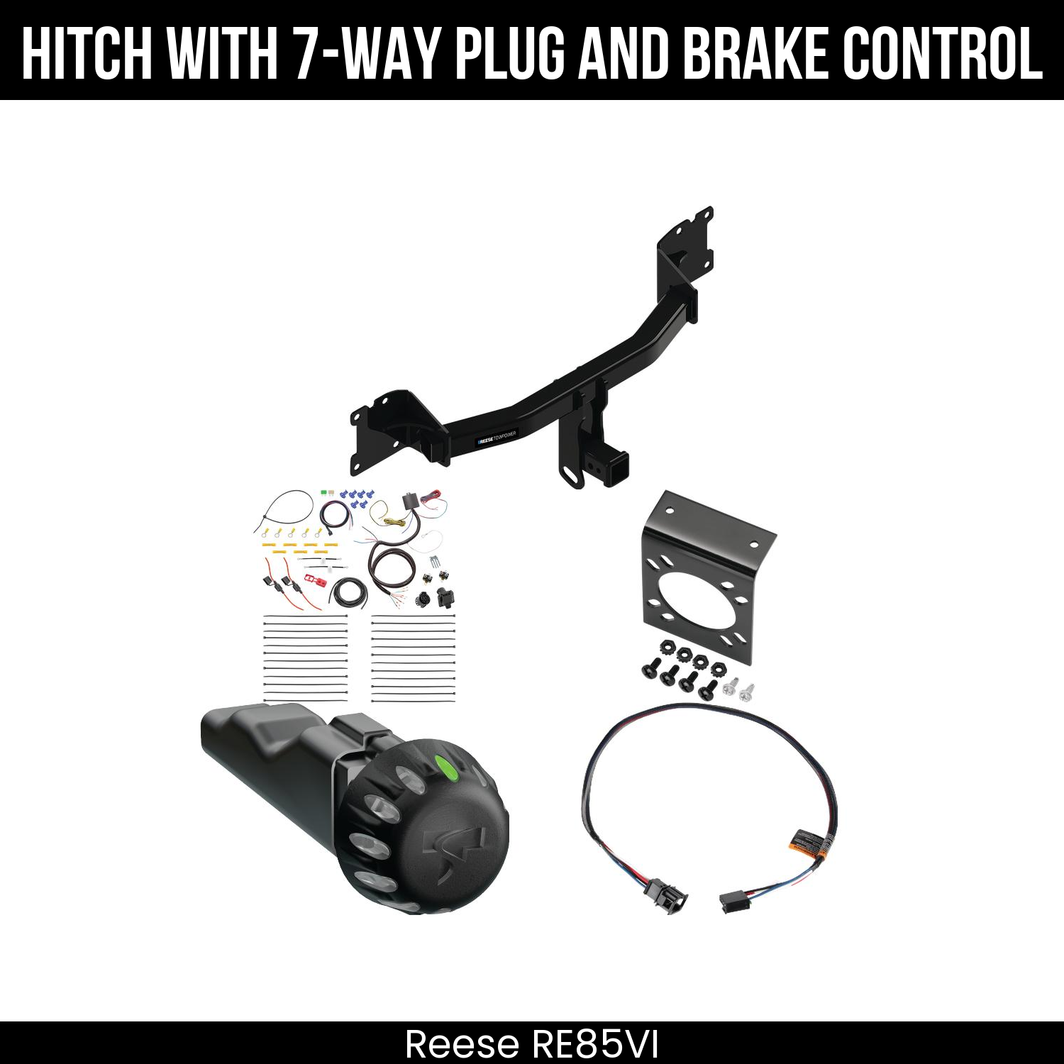 Trailer Hitch , 7-Way , Tekonsha Voyager iD Smart Brake Control