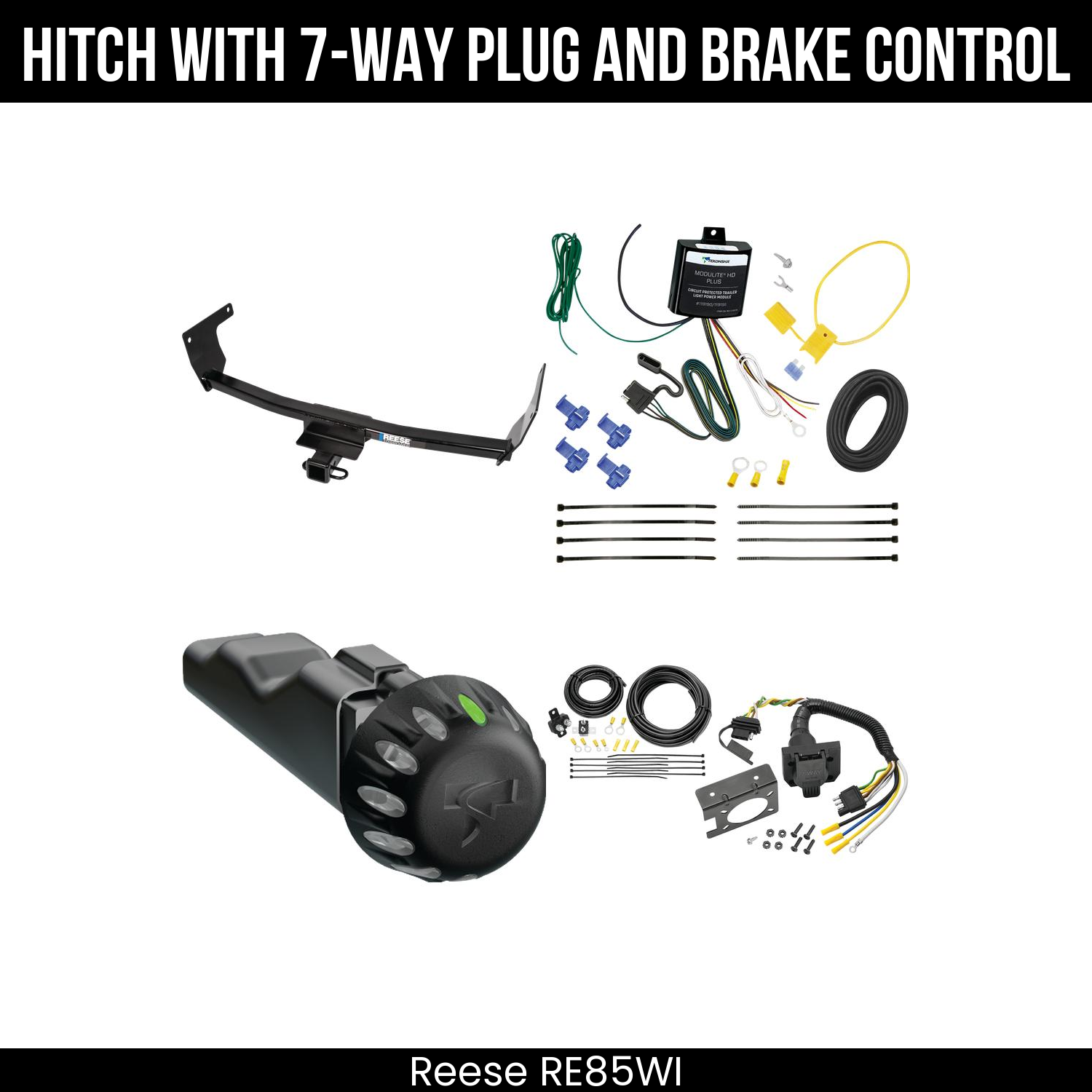 Trailer Hitch , 7-Way , Tekonsha Voyager iD Smart Brake Control