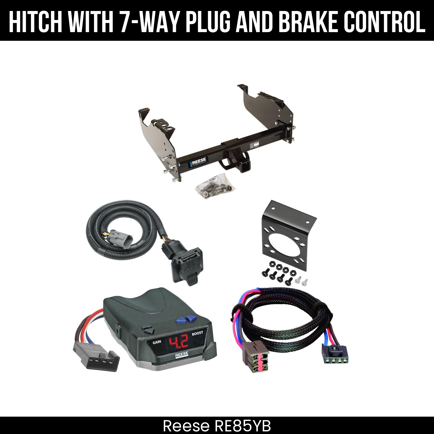 Trailer Hitch , 7-Way , Reese Brake EVN Control