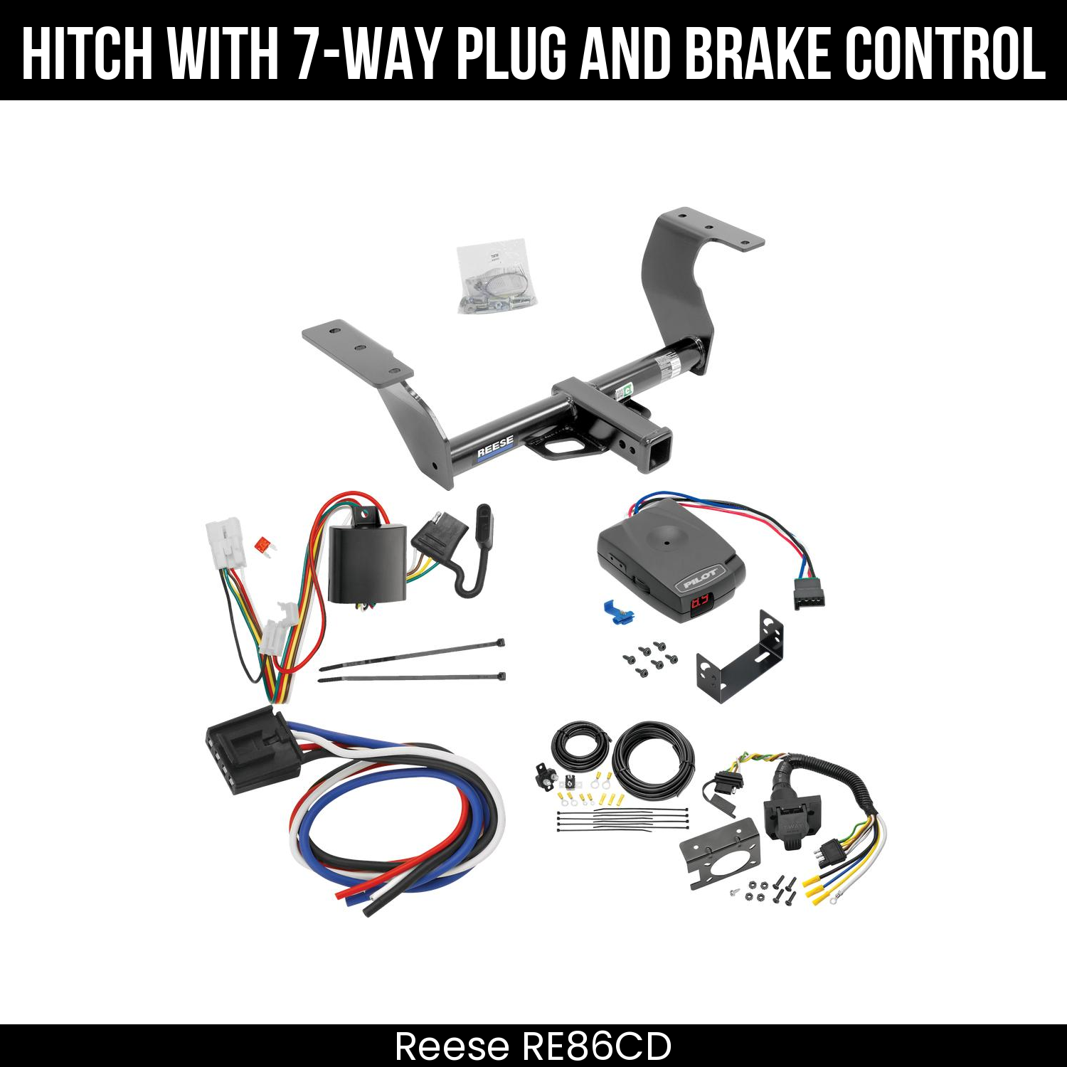 Trailer Hitch , 7-Way , Pro Series Pilot Brake Control