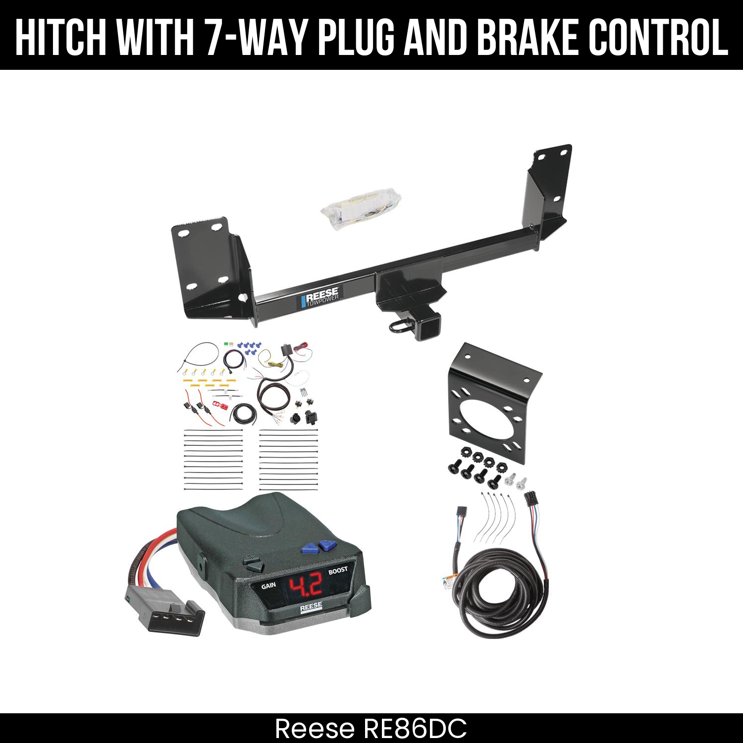 Trailer Hitch , 7-Way , Reese Brake EVN Control