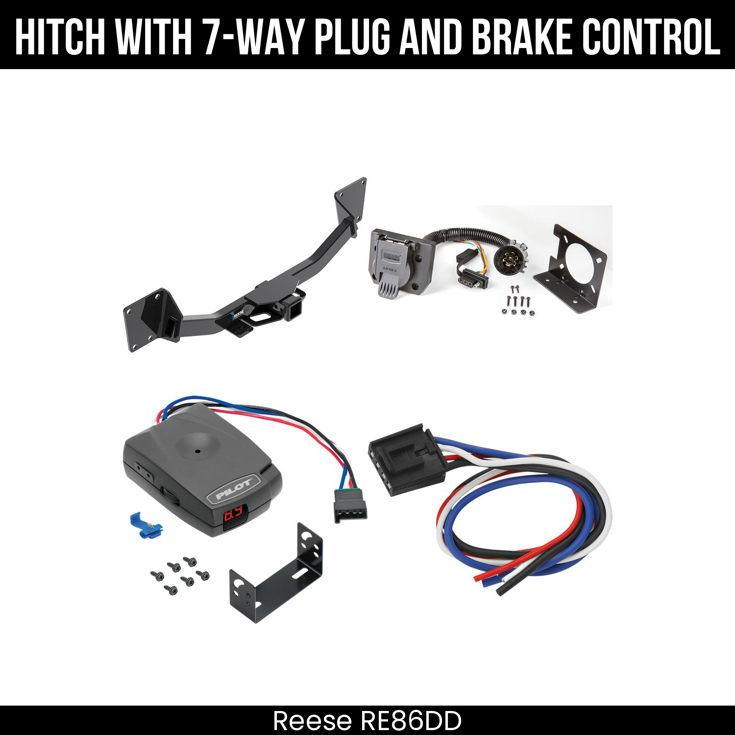 Trailer Hitch , 7-Way , Pro Series Pilot Brake Control