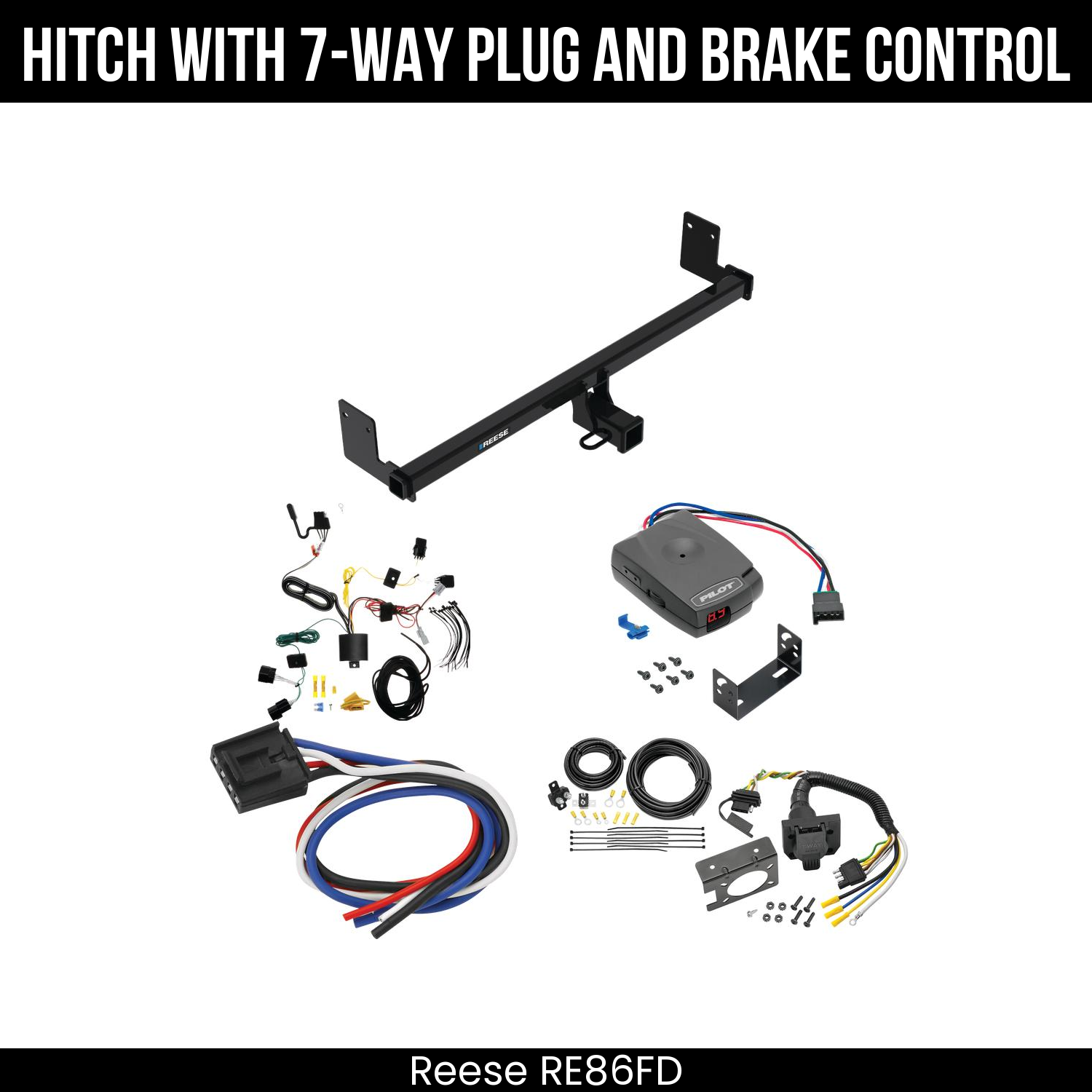 Trailer Hitch , 7-Way , Pro Series Pilot Brake Control