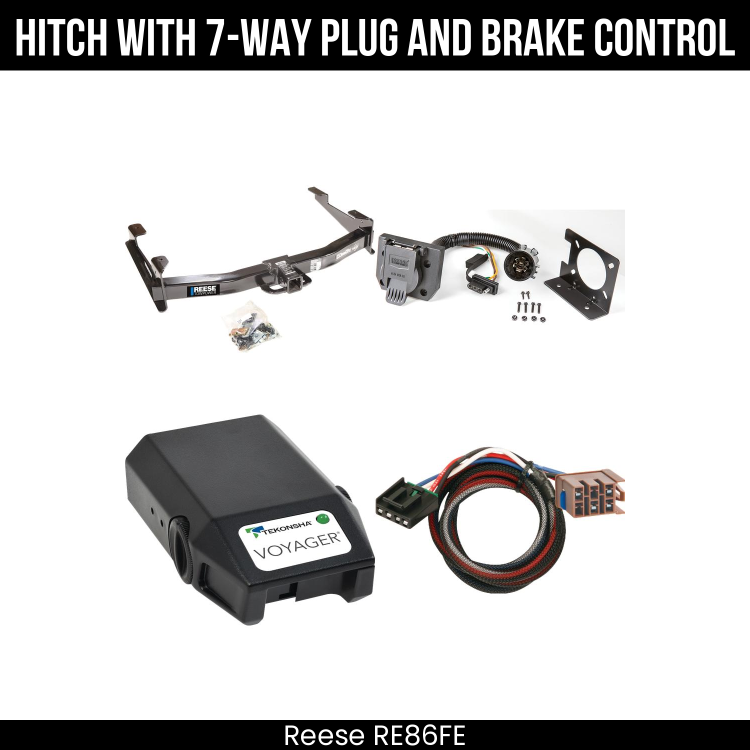 Trailer Hitch , 7-Way , Tekonsha Voyager Brake Control