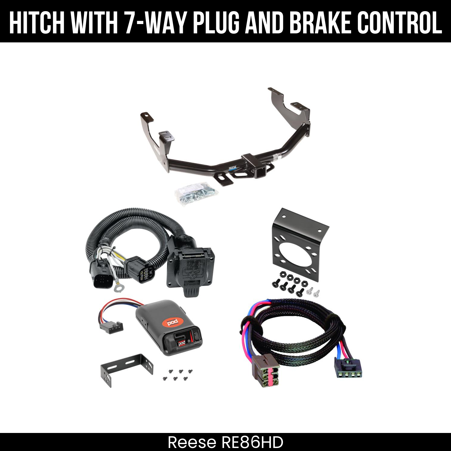 Trailer Hitch , 7-Way , Pro Series POD Brake Control