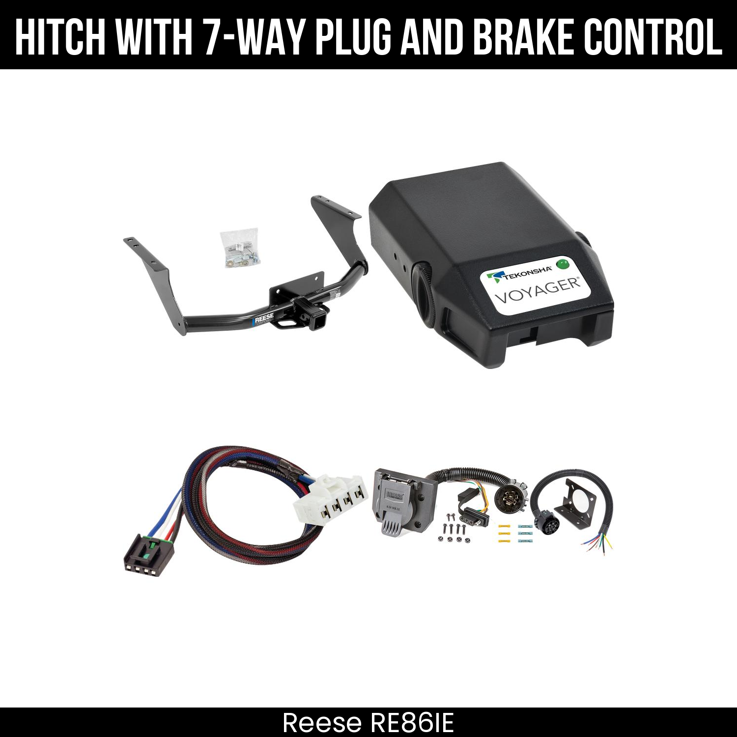 Trailer Hitch , 7-Way , Tekonsha Voyager Brake Control