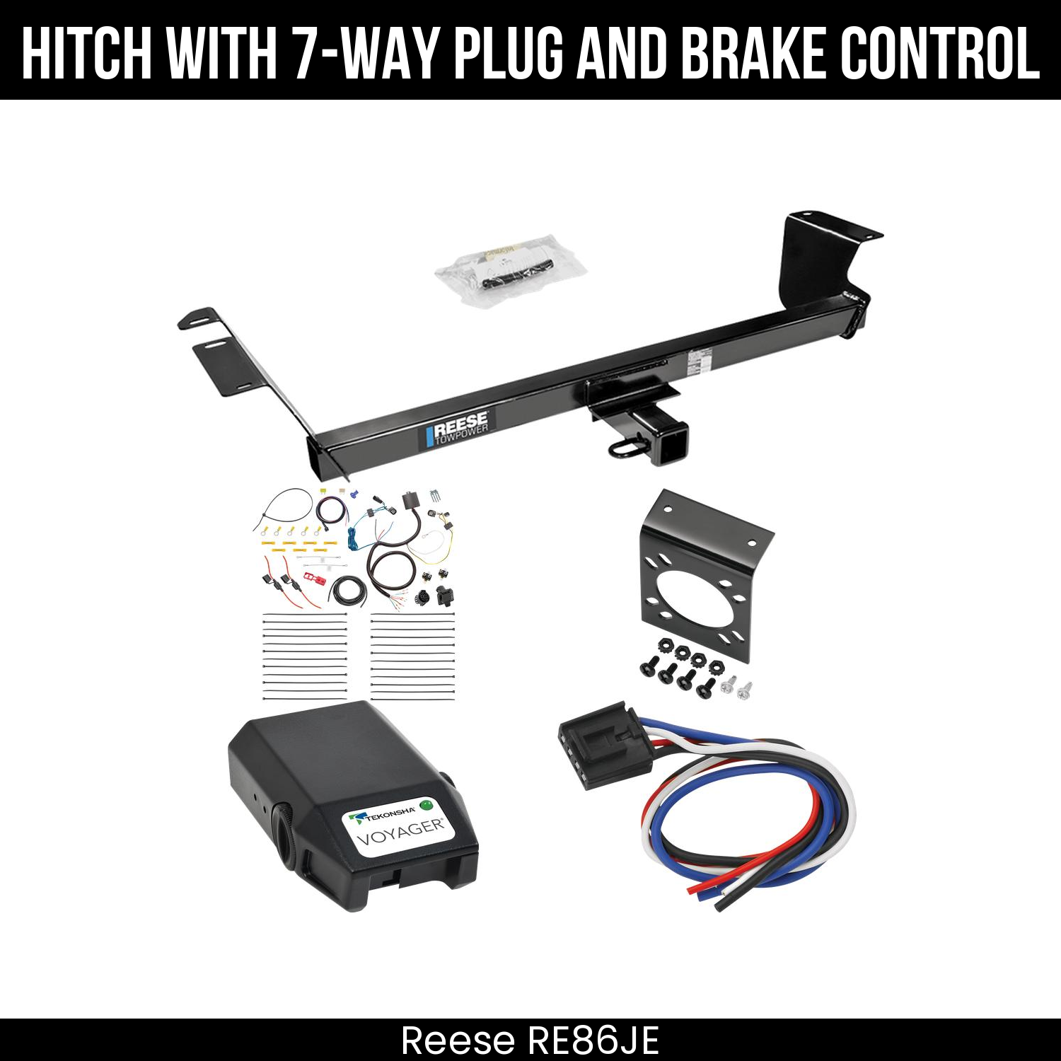 Trailer Hitch , 7-Way , Tekonsha Voyager Brake Control
