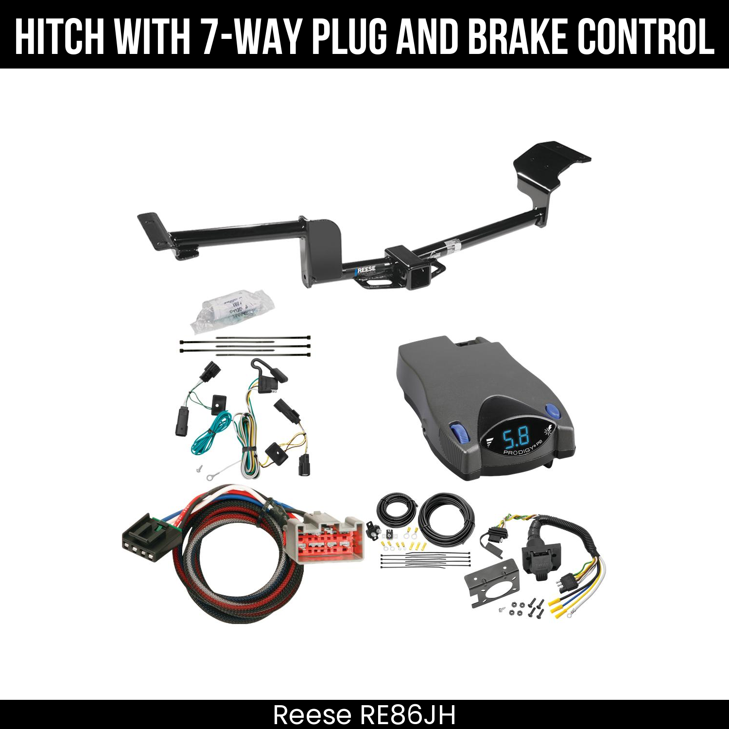 Trailer Hitch , 7-Way , Tekonsha Prodigy P2 Brake Control