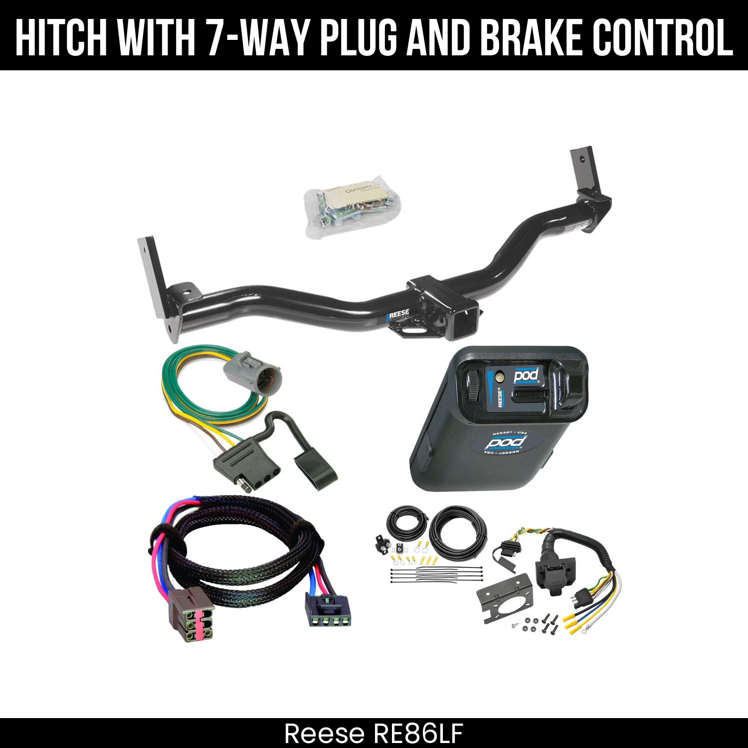 Trailer Hitch , 7-Way , Reese POD Brake Control