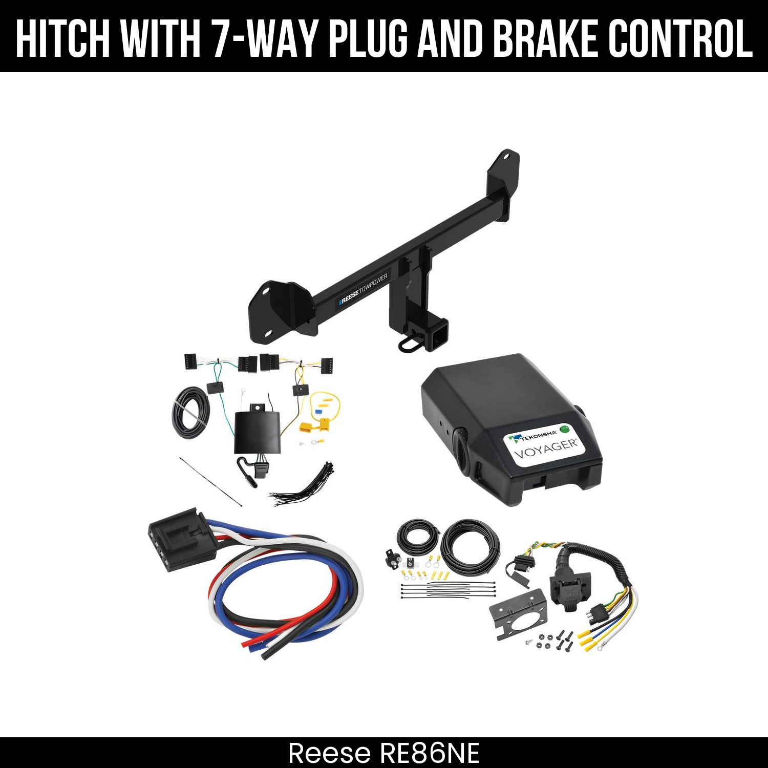 Trailer Hitch , 7-Way , Tekonsha Voyager Brake Control