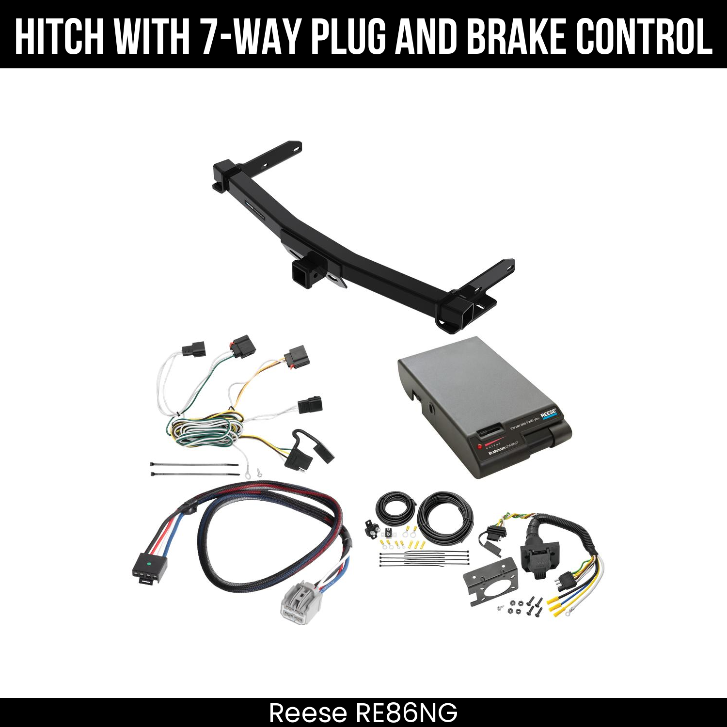 Trailer Hitch , 7-Way , Reese Brakeman Brake Control