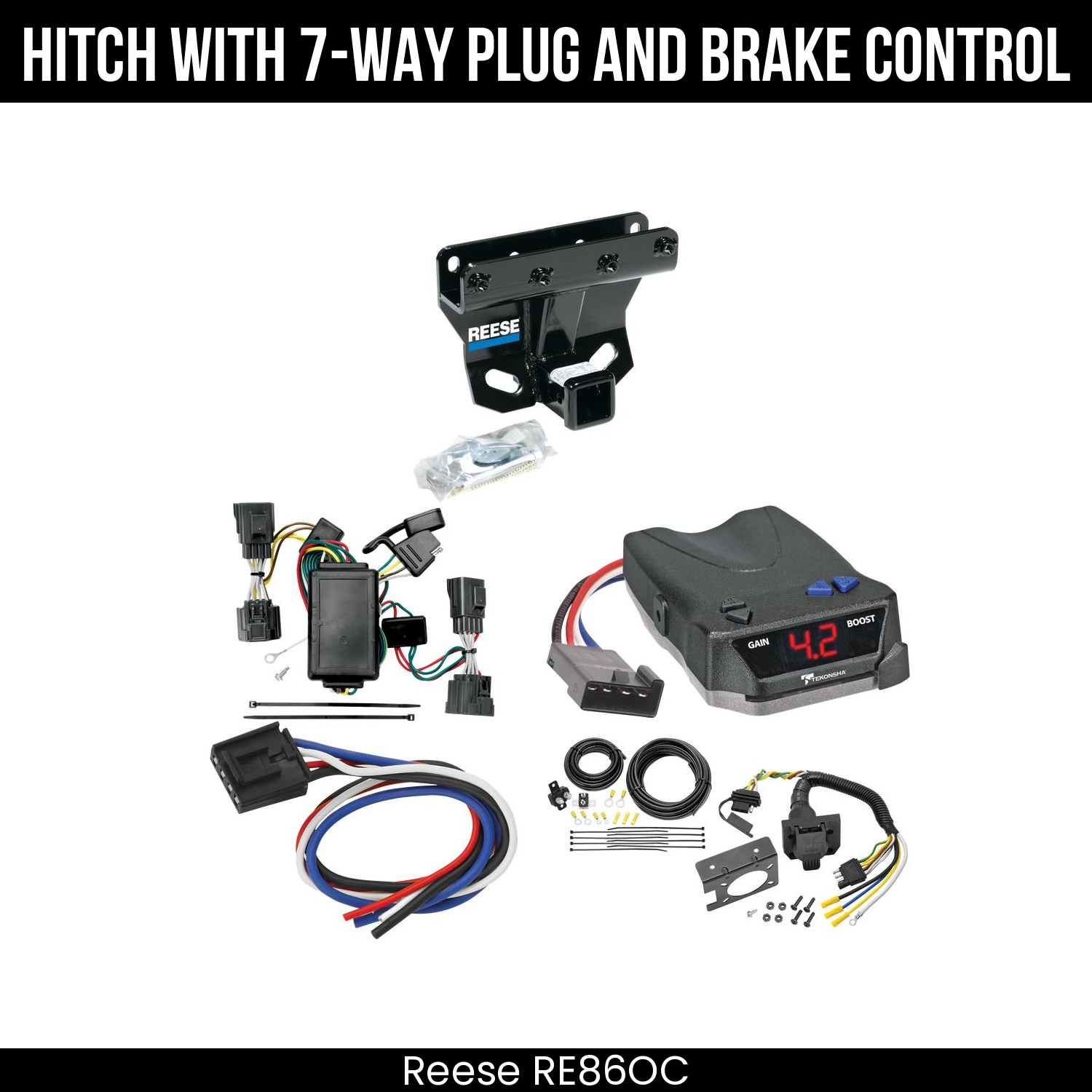 Trailer Hitch , 7-Way , Tekonsha Brake EVN Control