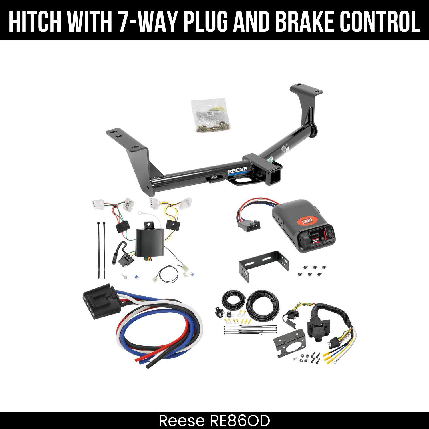 Trailer Hitch , 7-Way , Pro Series POD Brake Control