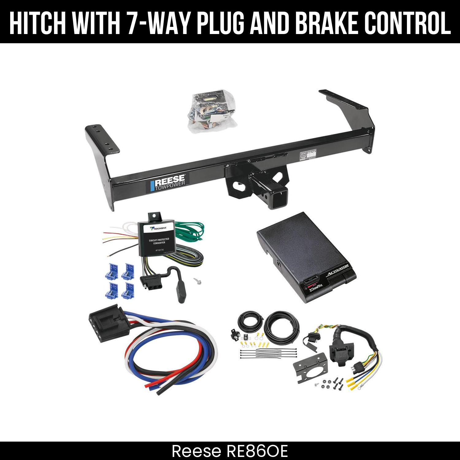 Trailer Hitch , 7-Way , Draw-Tite Activator Brake Control