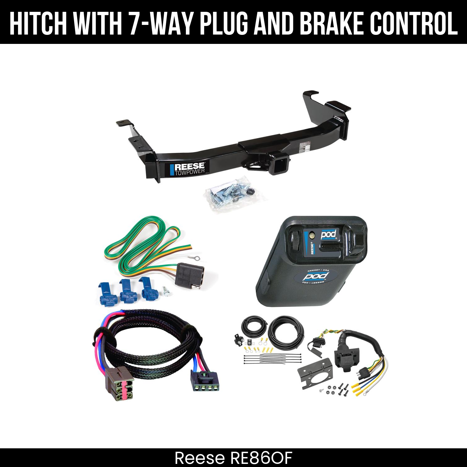 Trailer Hitch , 7-Way , Reese POD Brake Control
