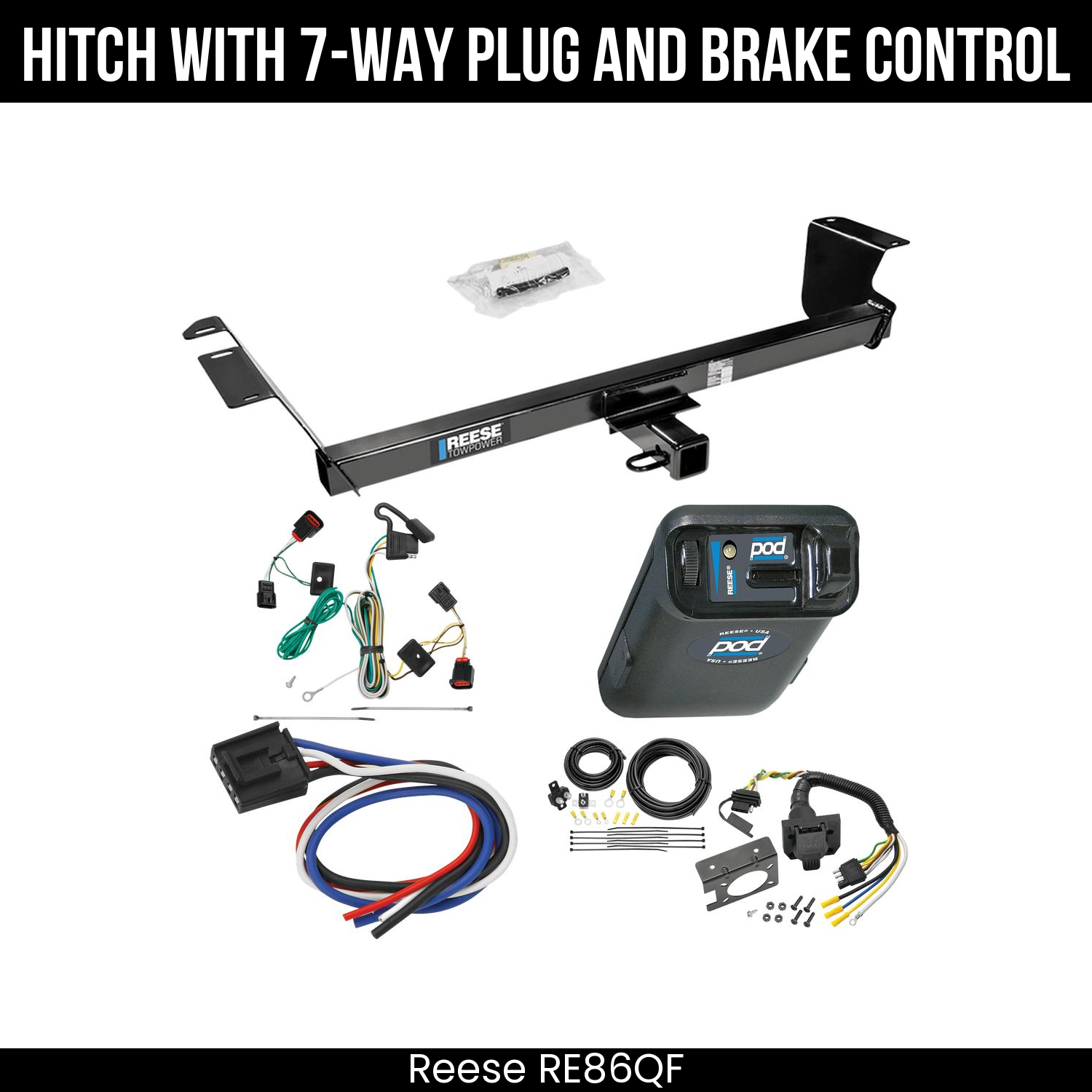 Trailer Hitch , 7-Way , Reese POD Brake Control