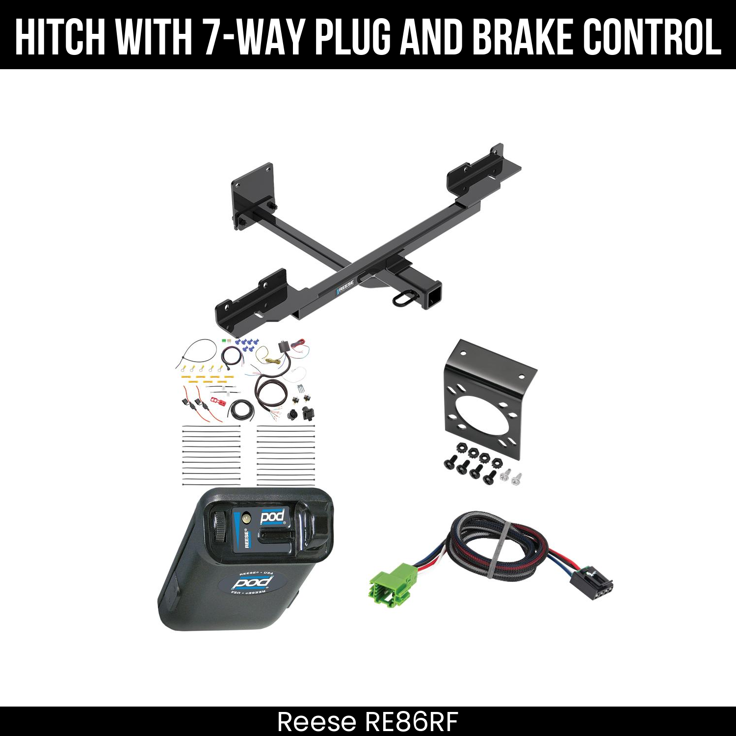 Trailer Hitch , 7-Way , Reese POD Brake Control