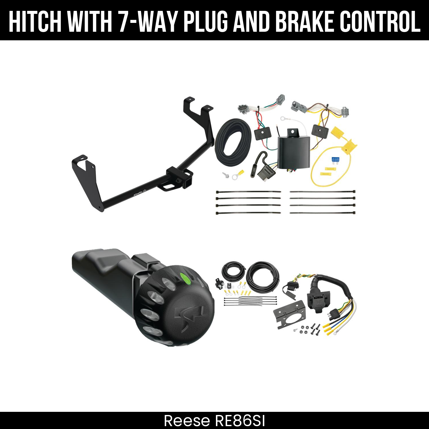 Trailer Hitch , 7-Way , Tekonsha Voyager iD Smart Brake Control