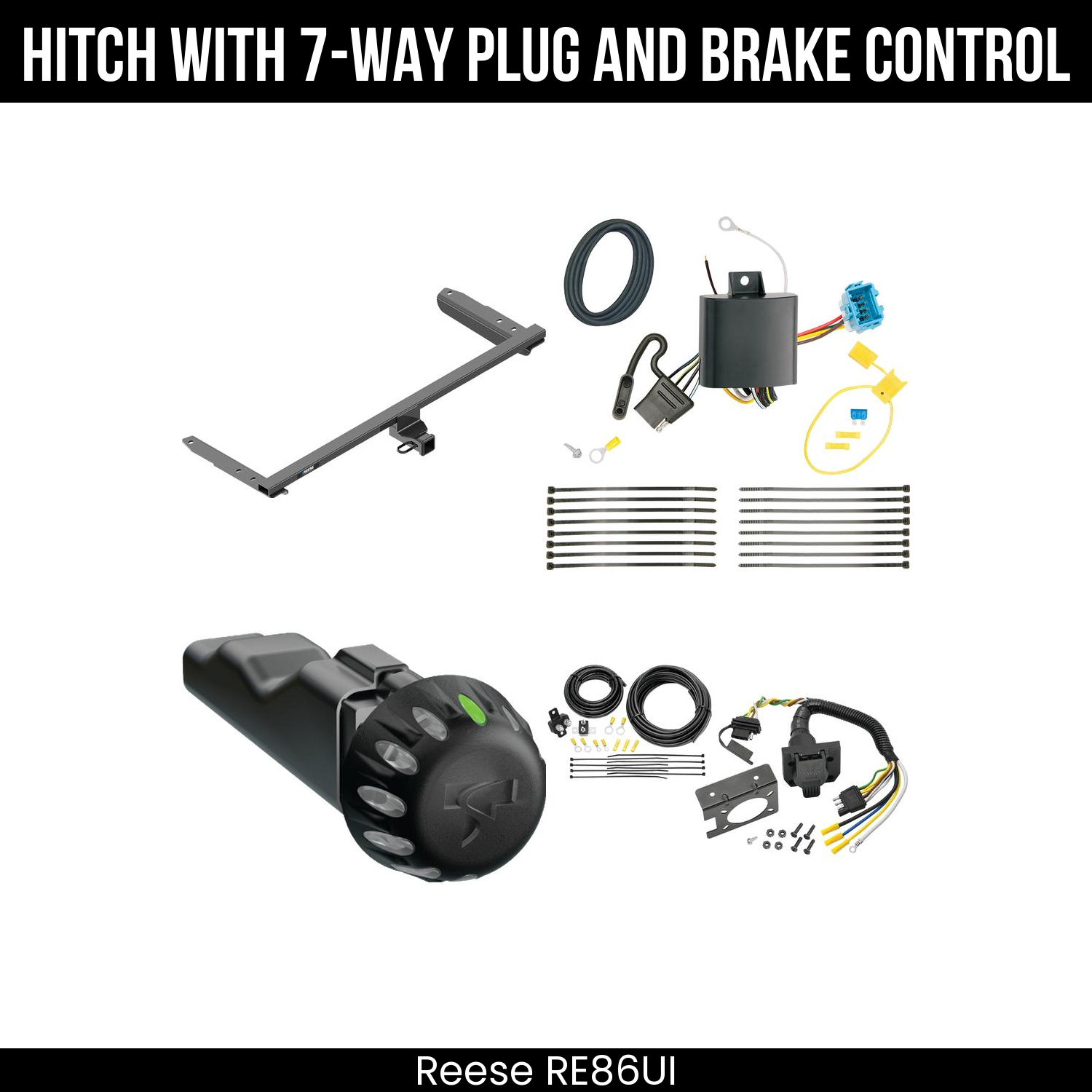 Trailer Hitch , 7-Way , Tekonsha Voyager iD Smart Brake Control