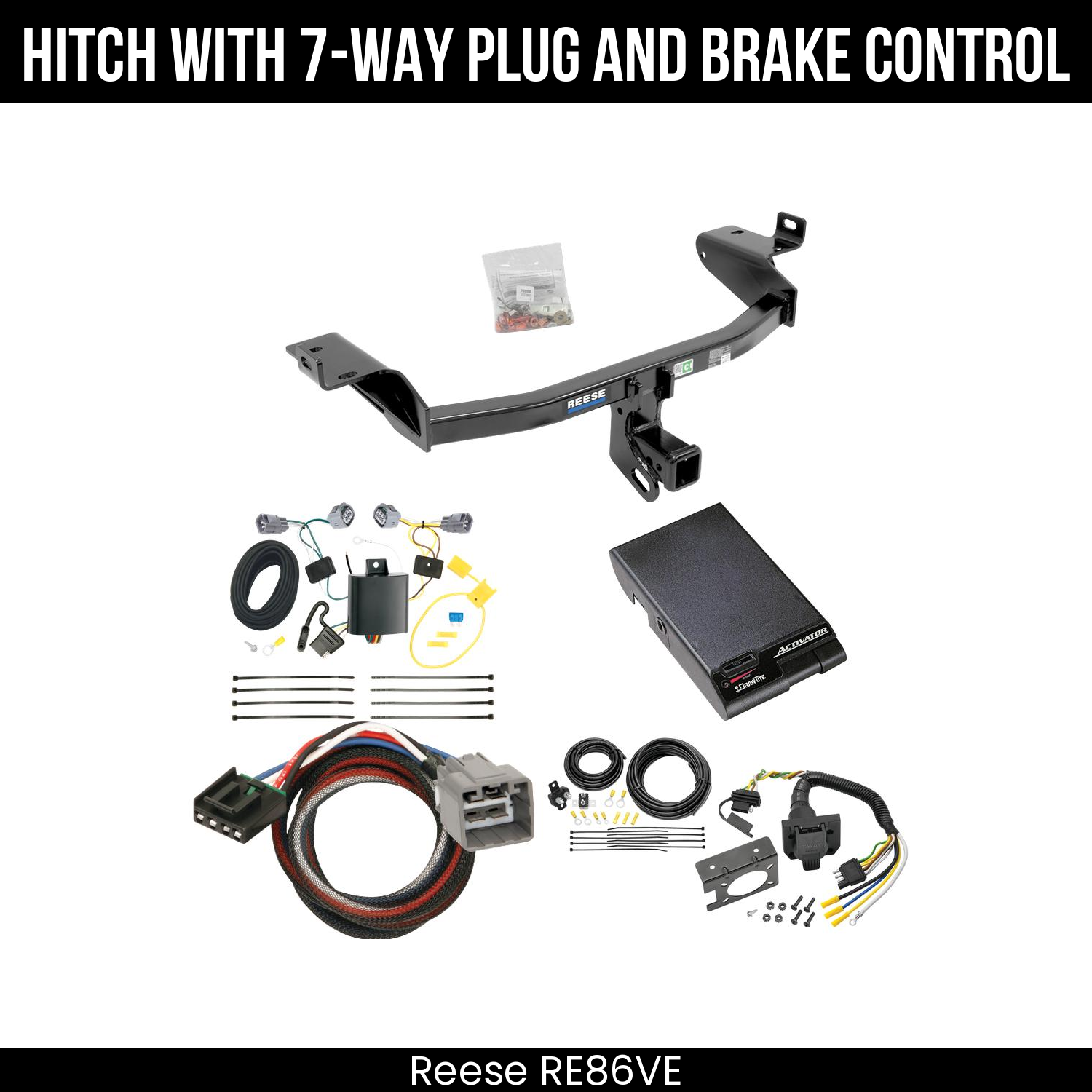 Trailer Hitch , 7-Way , Draw-Tite Activator Brake Control