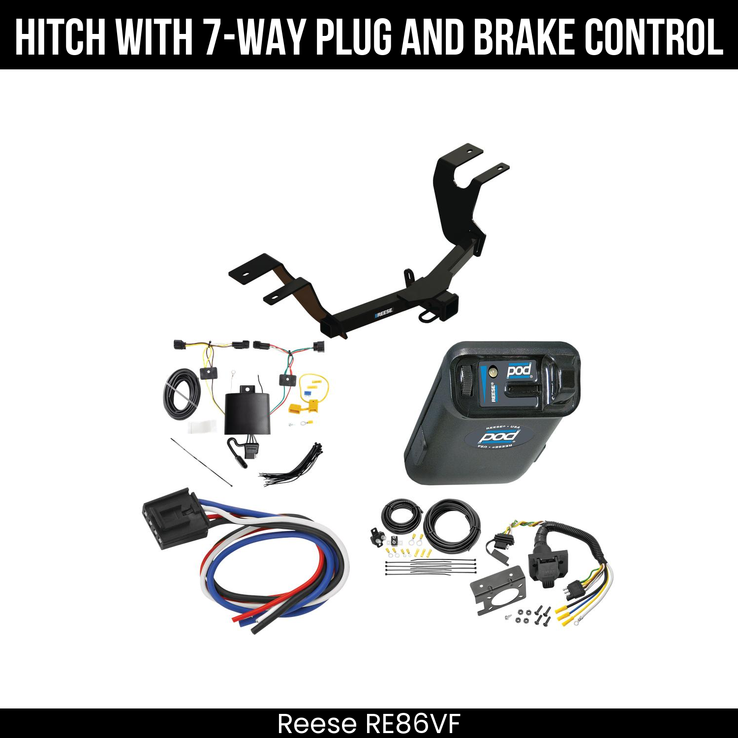 Trailer Hitch , 7-Way , Reese POD Brake Control