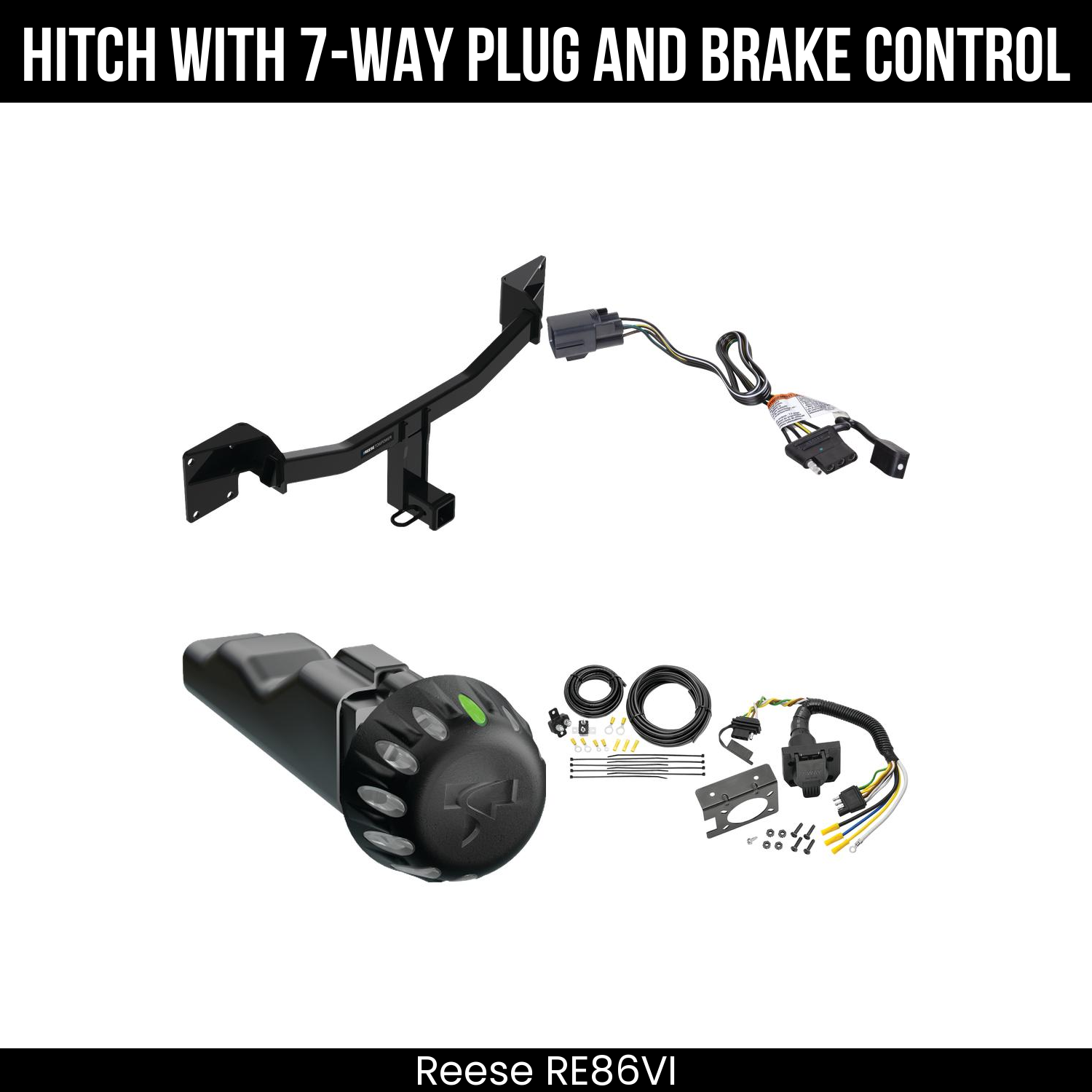 Trailer Hitch , 7-Way , Tekonsha Voyager iD Smart Brake Control