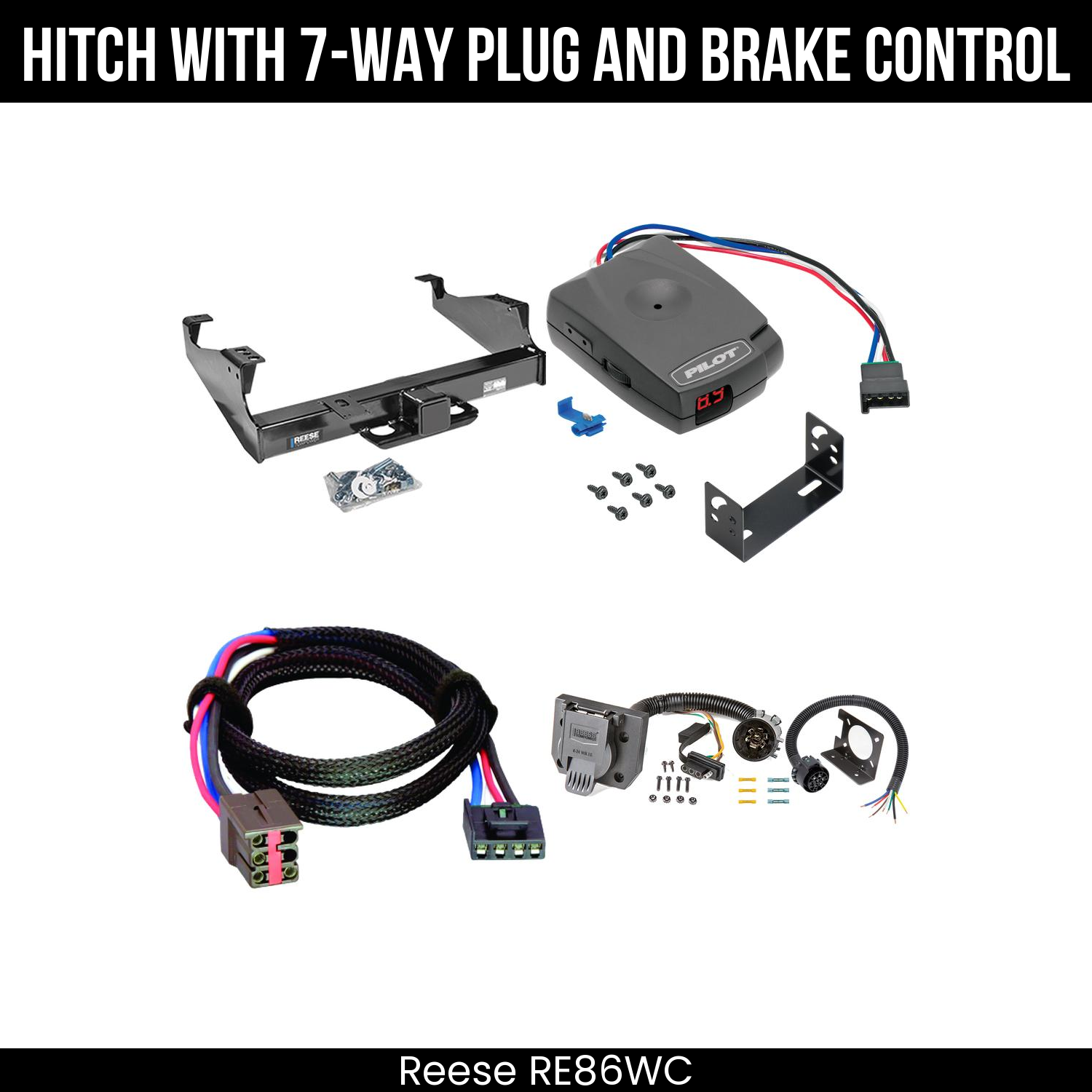 Trailer Hitch , 7-Way , Pro Series Pilot Brake Control