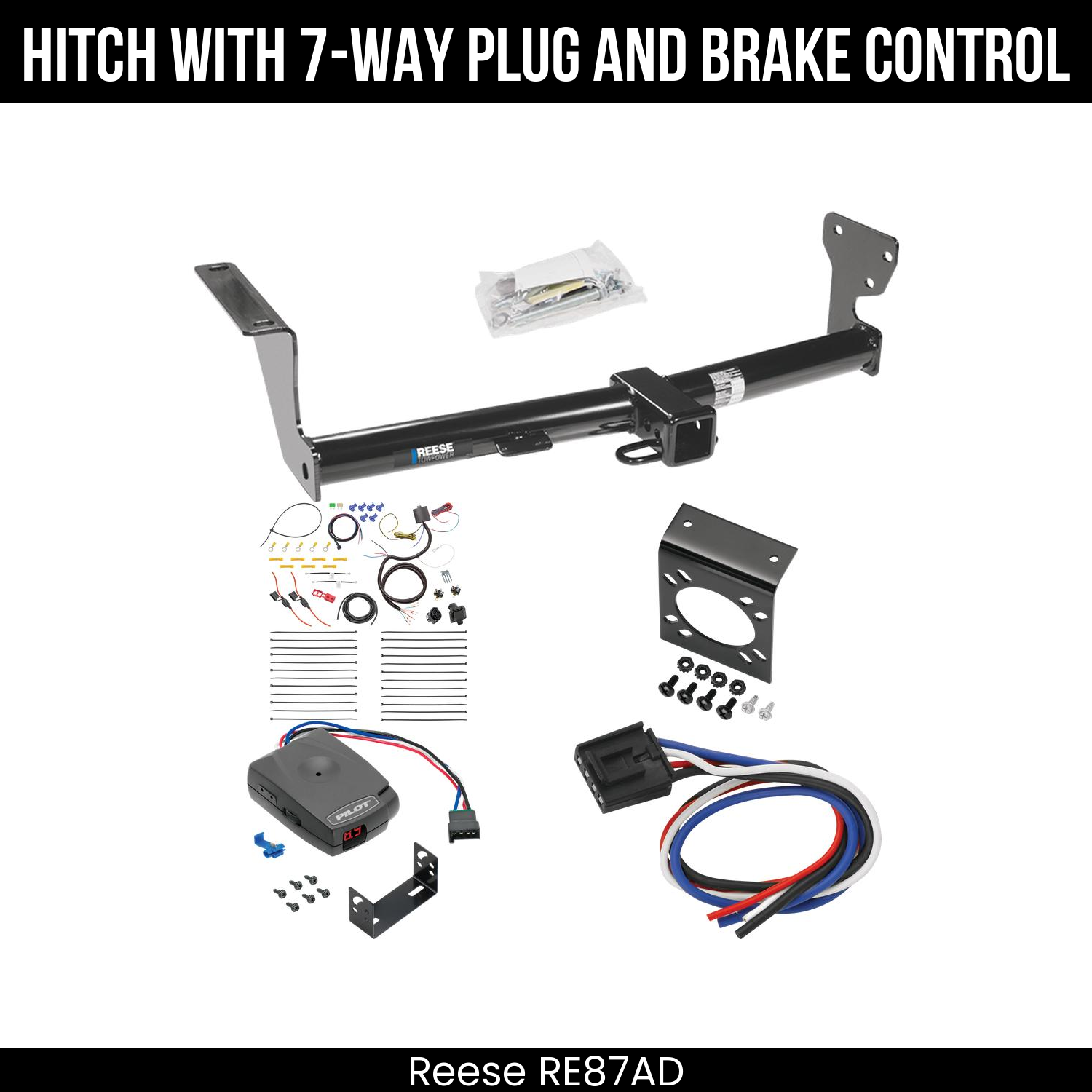 Trailer Hitch , 7-Way , Pro Series Pilot Brake Control