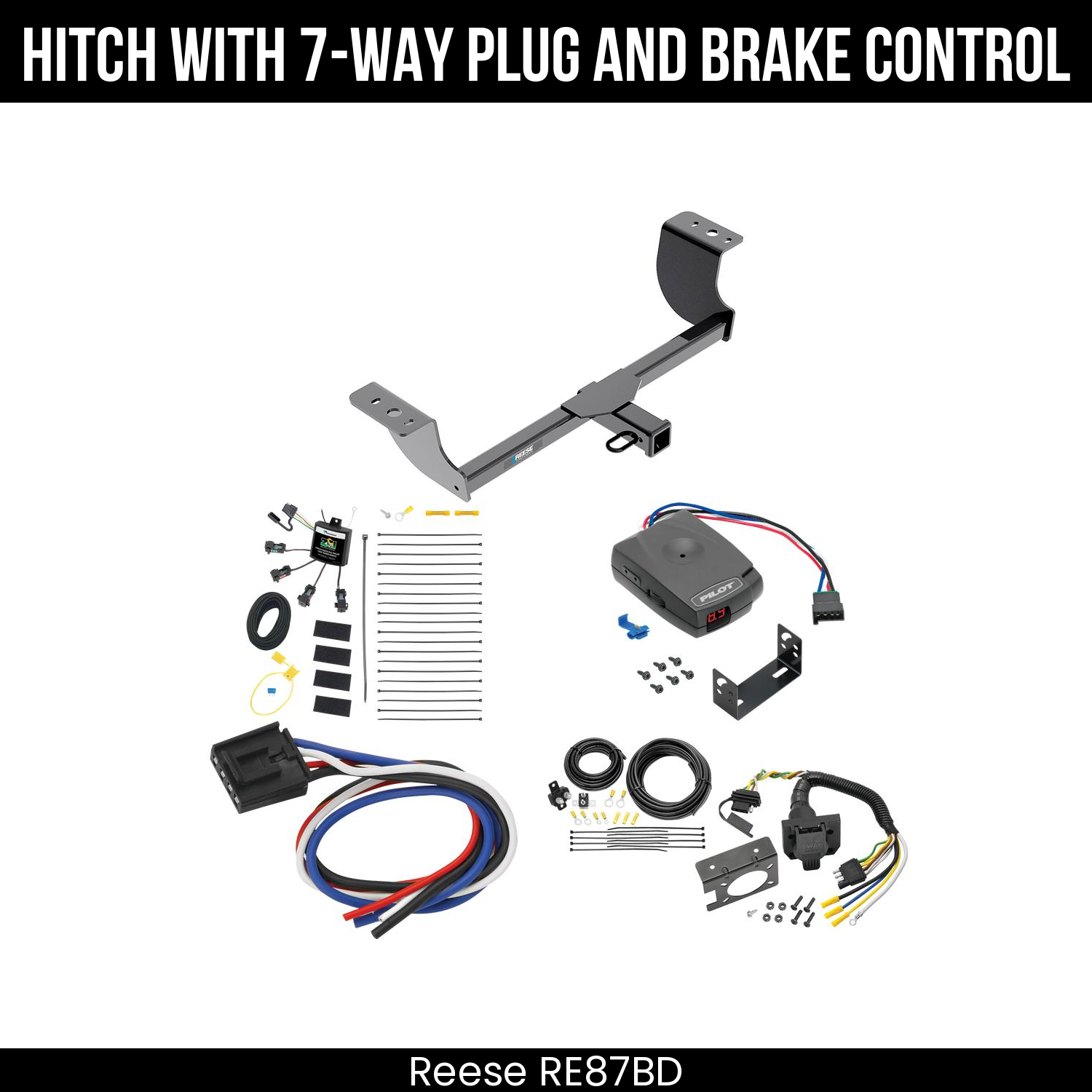 Trailer Hitch , 7-Way , Pro Series Pilot Brake Control