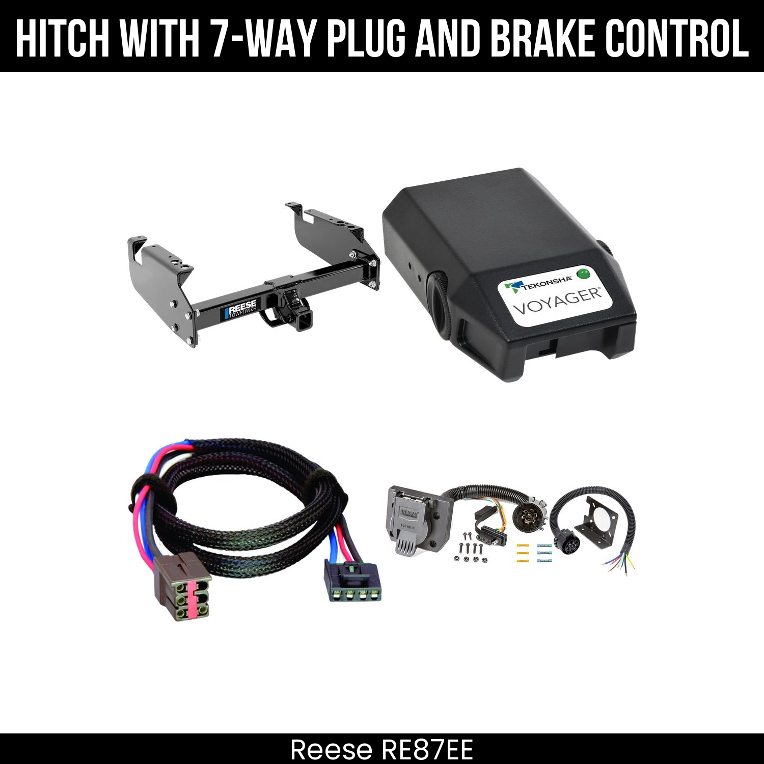 Trailer Hitch , 7-Way , Tekonsha Voyager Brake Control