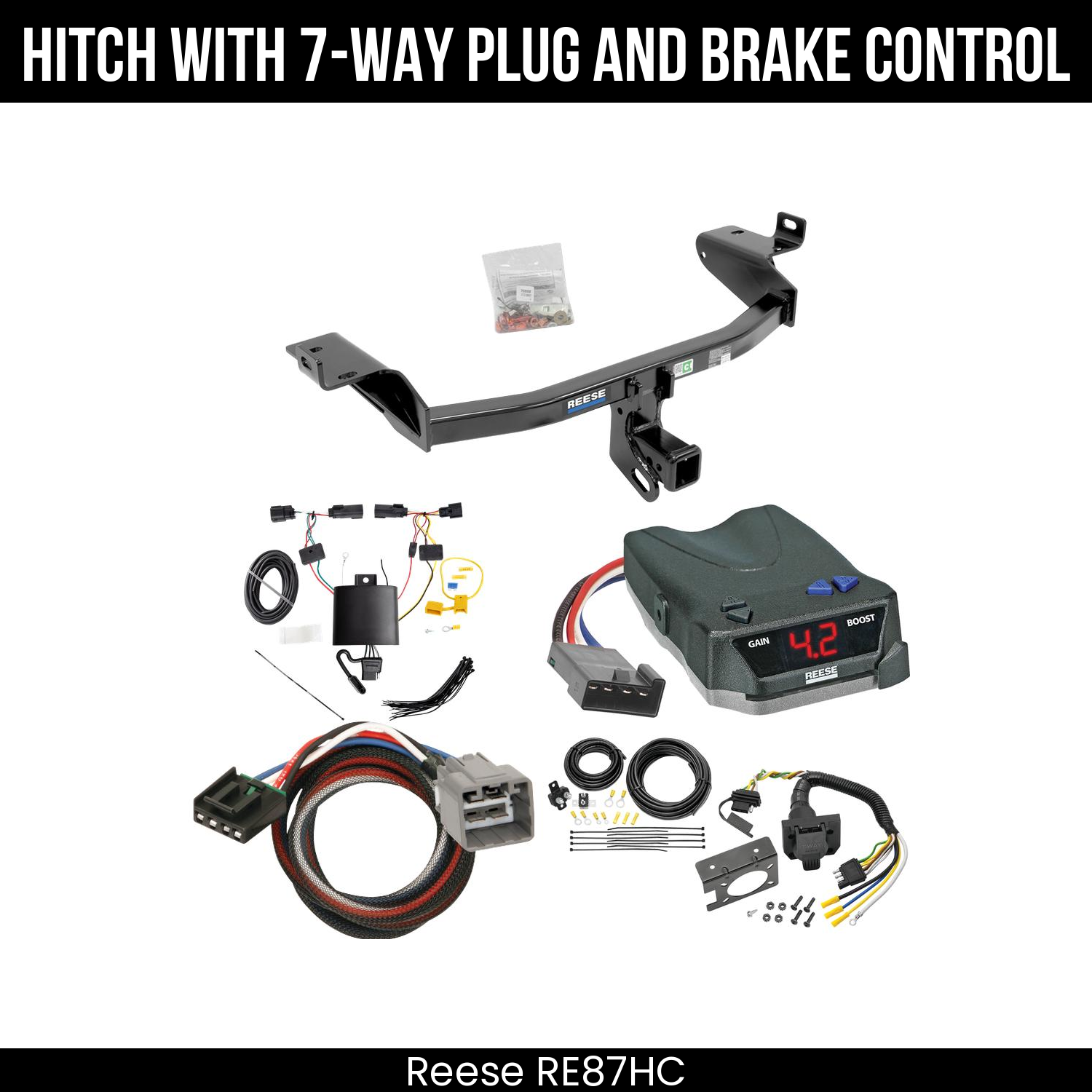 Trailer Hitch , 7-Way , Reese Brake EVN Control