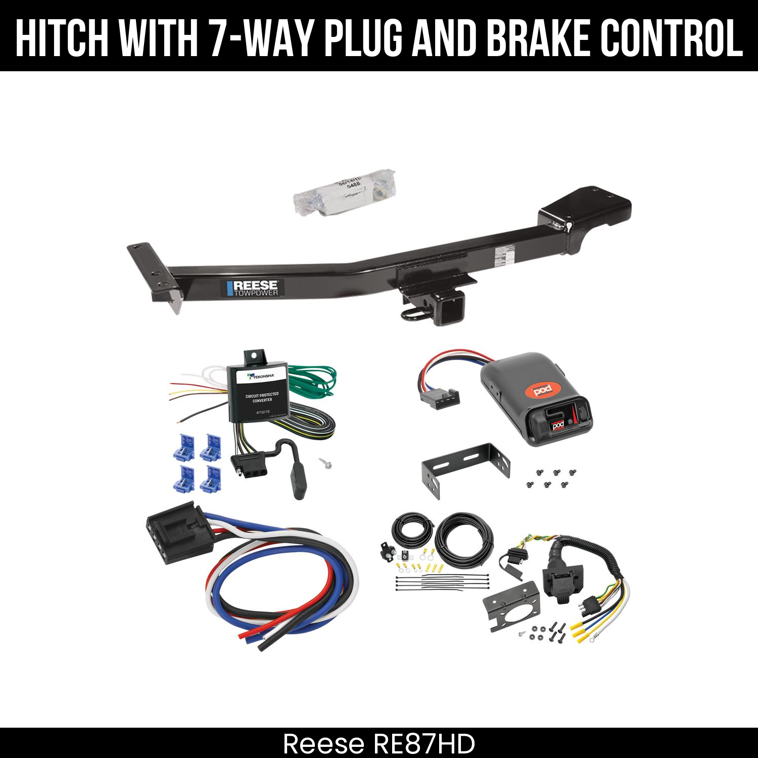 Trailer Hitch , 7-Way , Pro Series POD Brake Control
